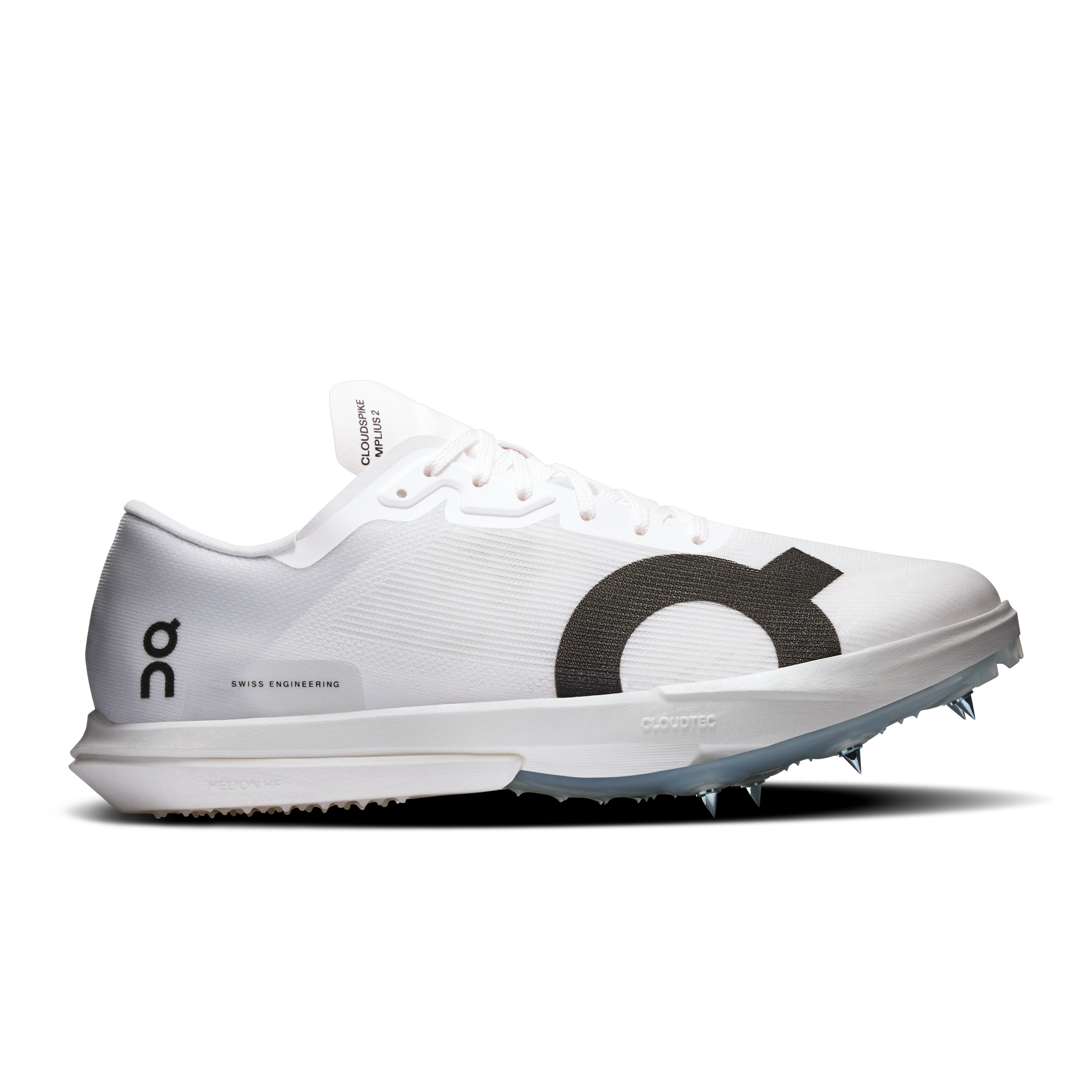 On Cloudspike Amplius 2 White & Frost Women – Long distance track running, fast-feeling ride Shoes