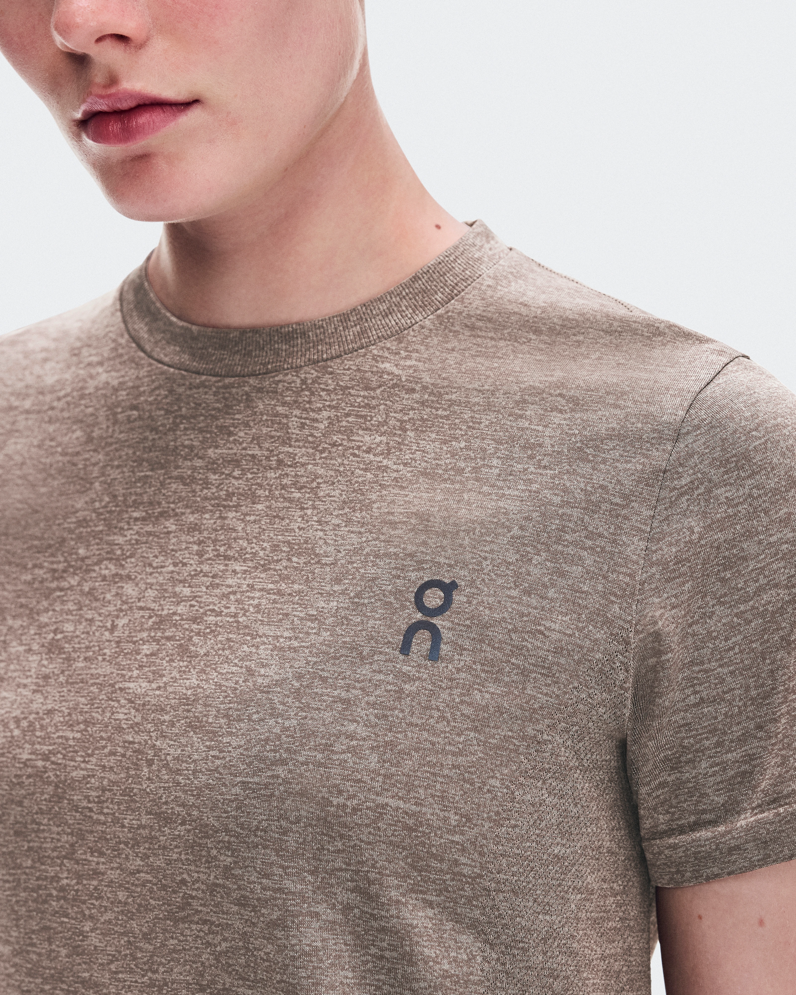 On Train Flex-T Clay Heather Women Tops and t-shirts
