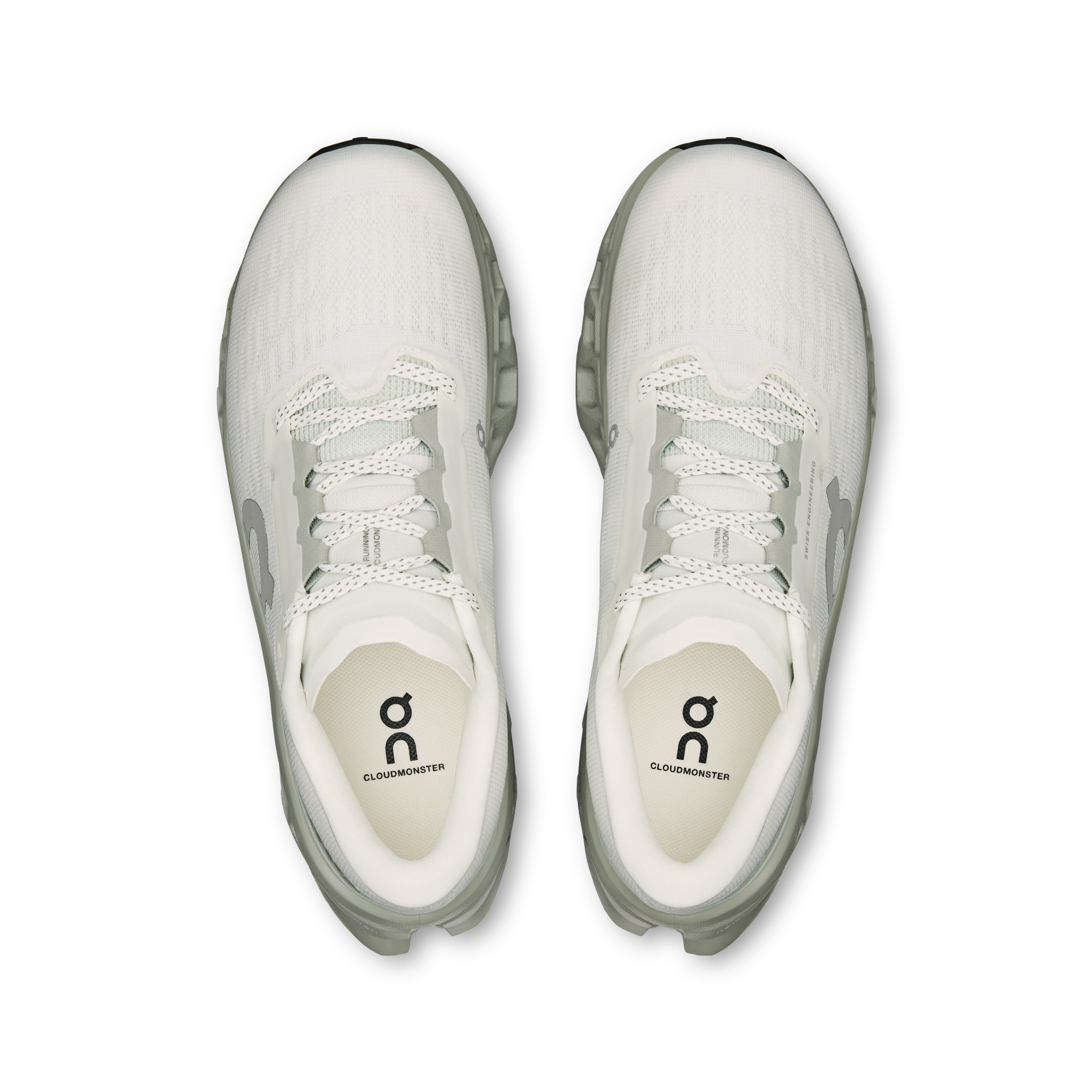 On Cloudmonster 3 Ivory & Tin Women Road running Shoes