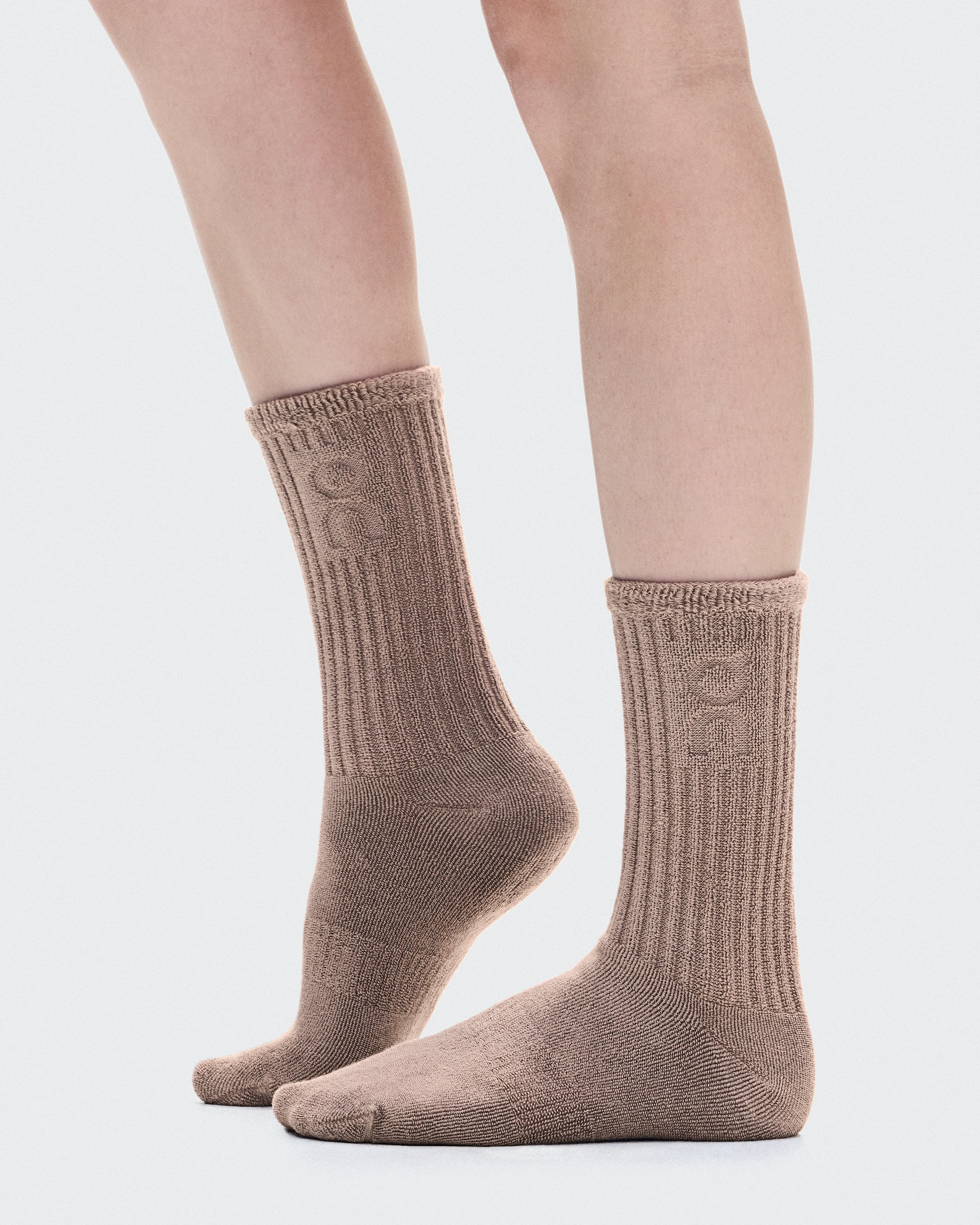On Terry Sock High Clay Unisex Socks