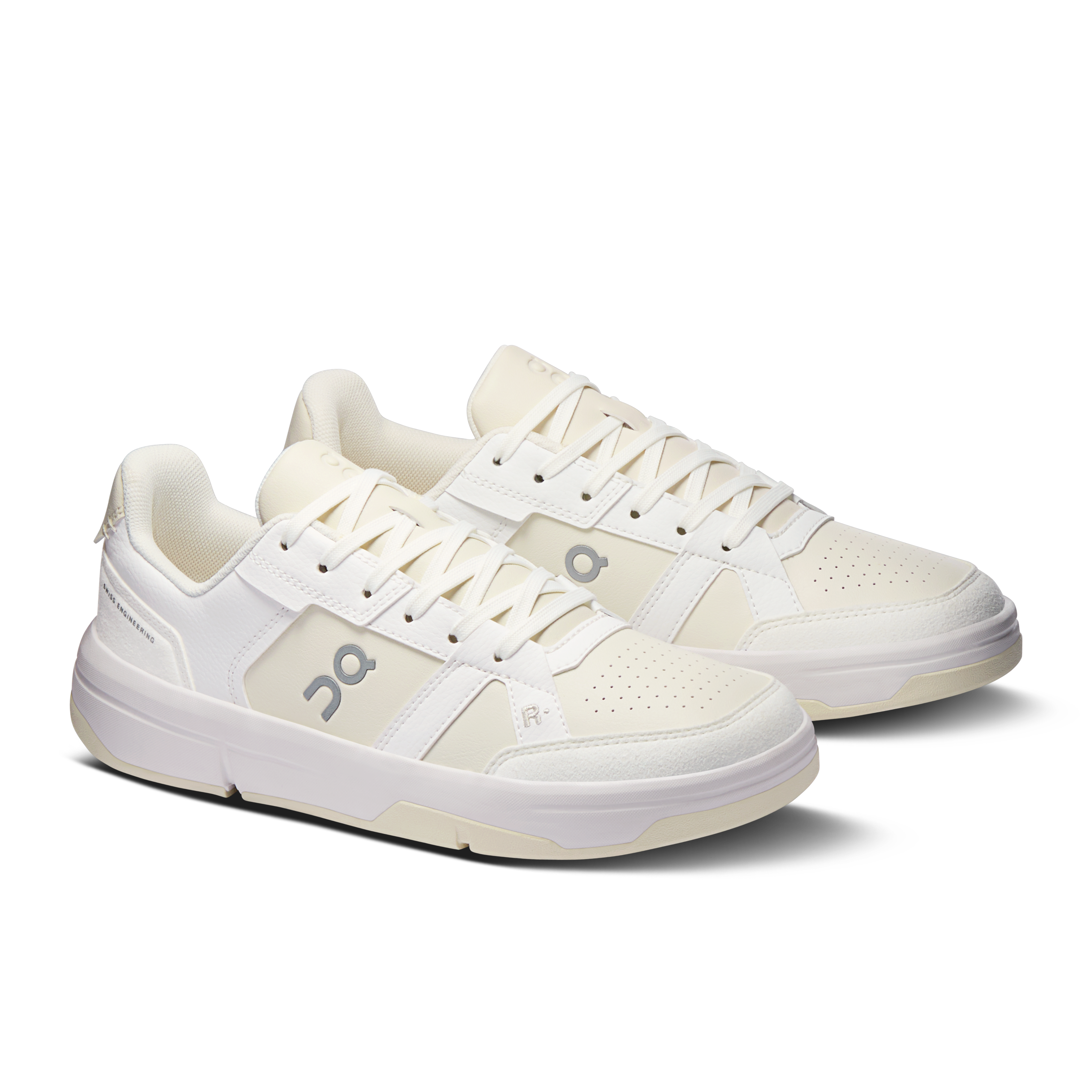 On THE ROGER Clubhouse White & Dew Women Tennis Shoes