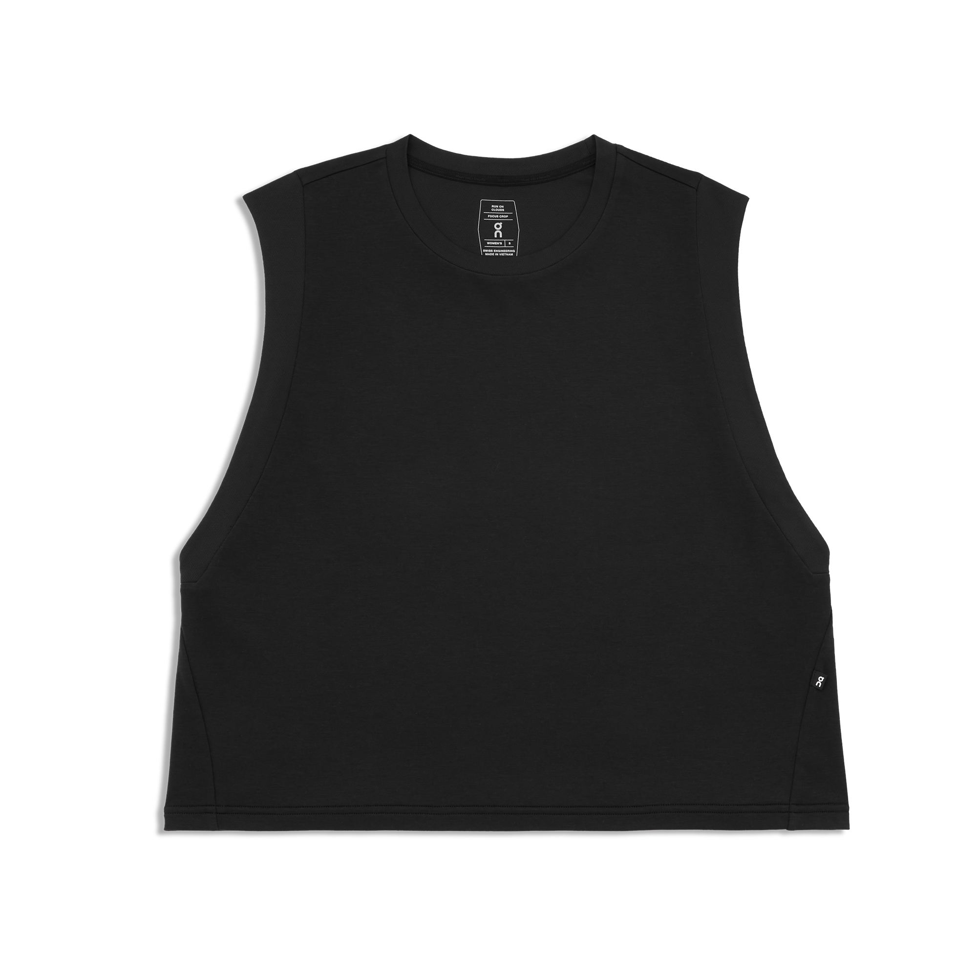 Focus Crop Shirt in Black
