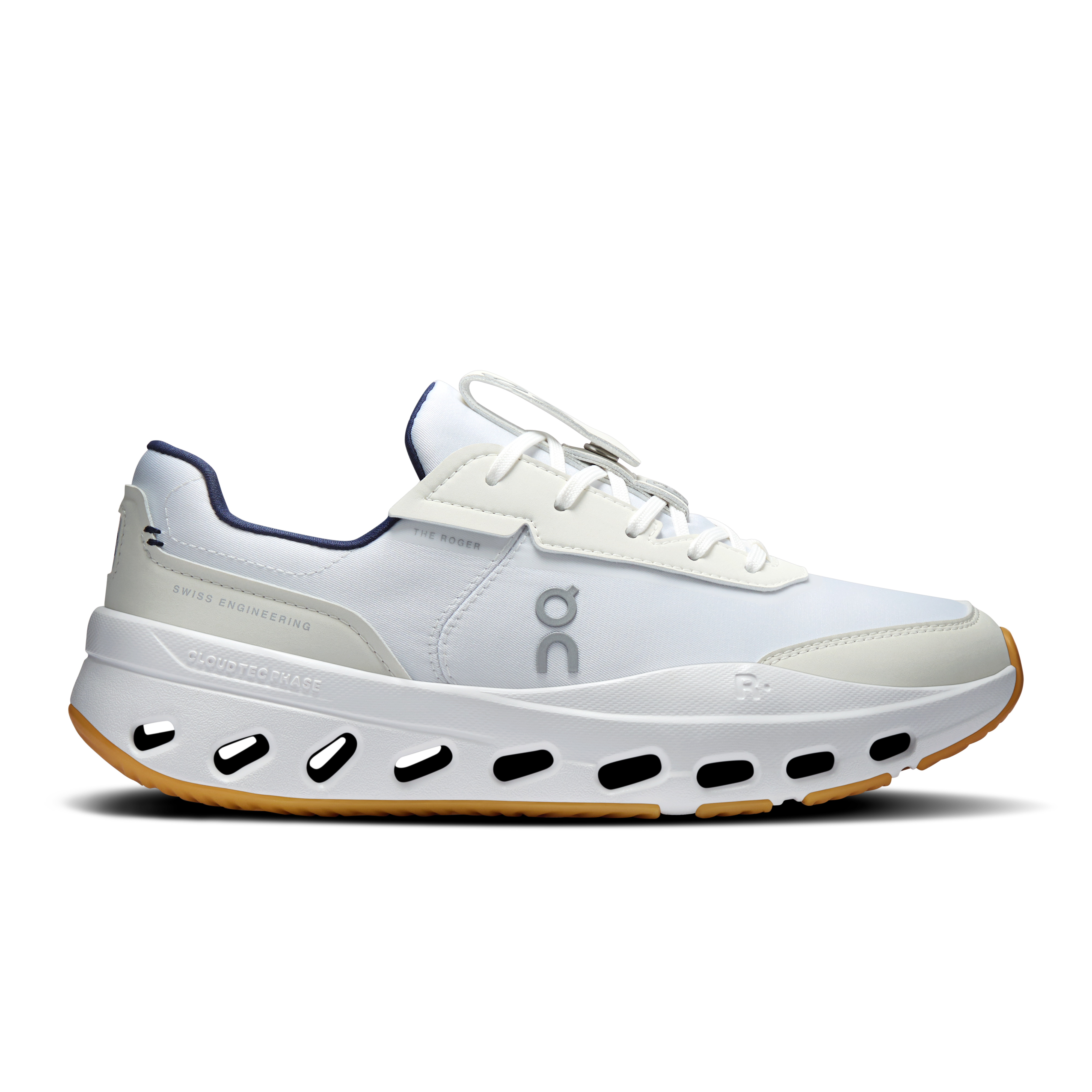 On THE ROGER Wildcard White & Midnight Women Tennis Shoes
