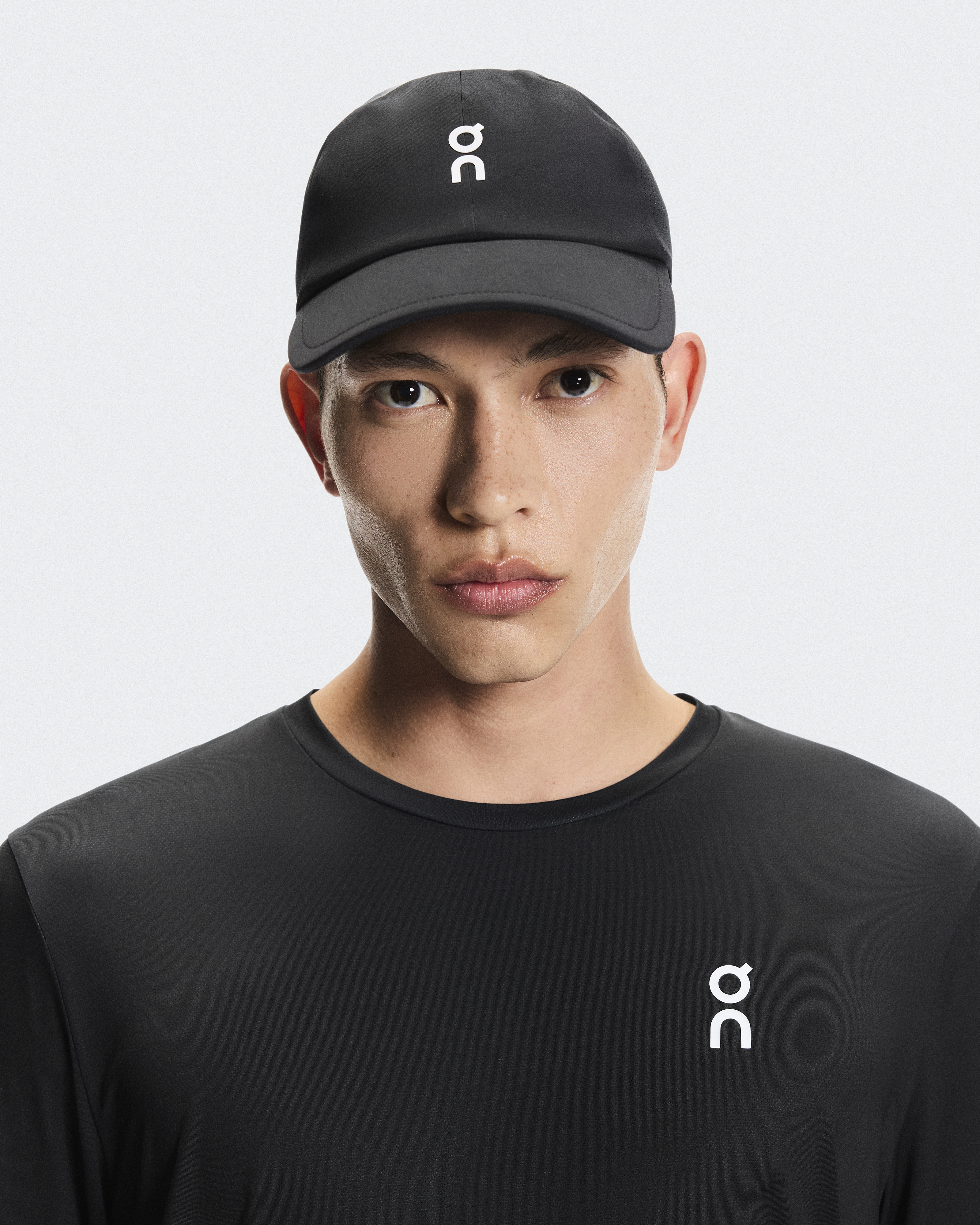 On Court Cap en Black/Black, Polyester