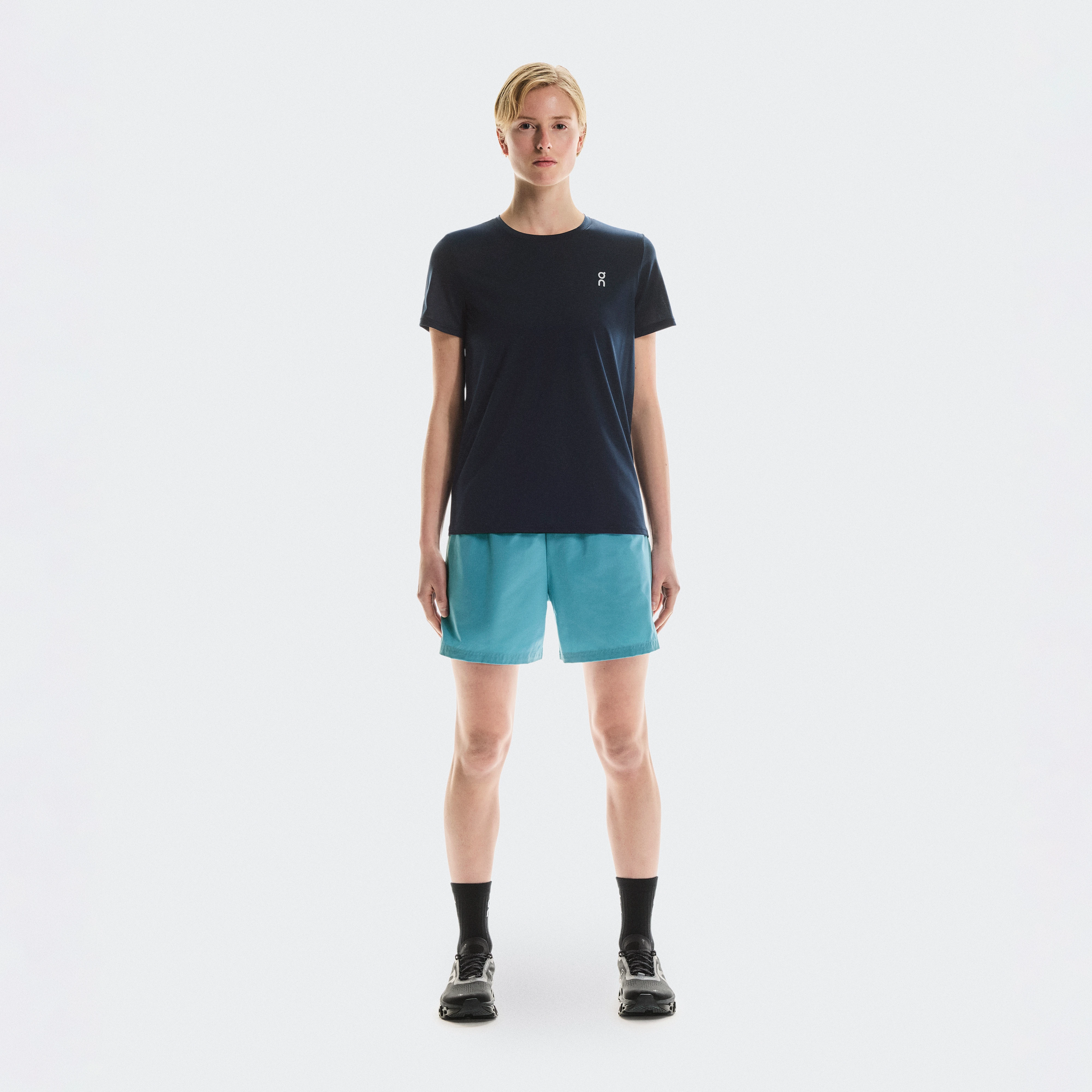 On 5" Core Shorts Blue Women Women – Running, lightweight, inner brief Shorts