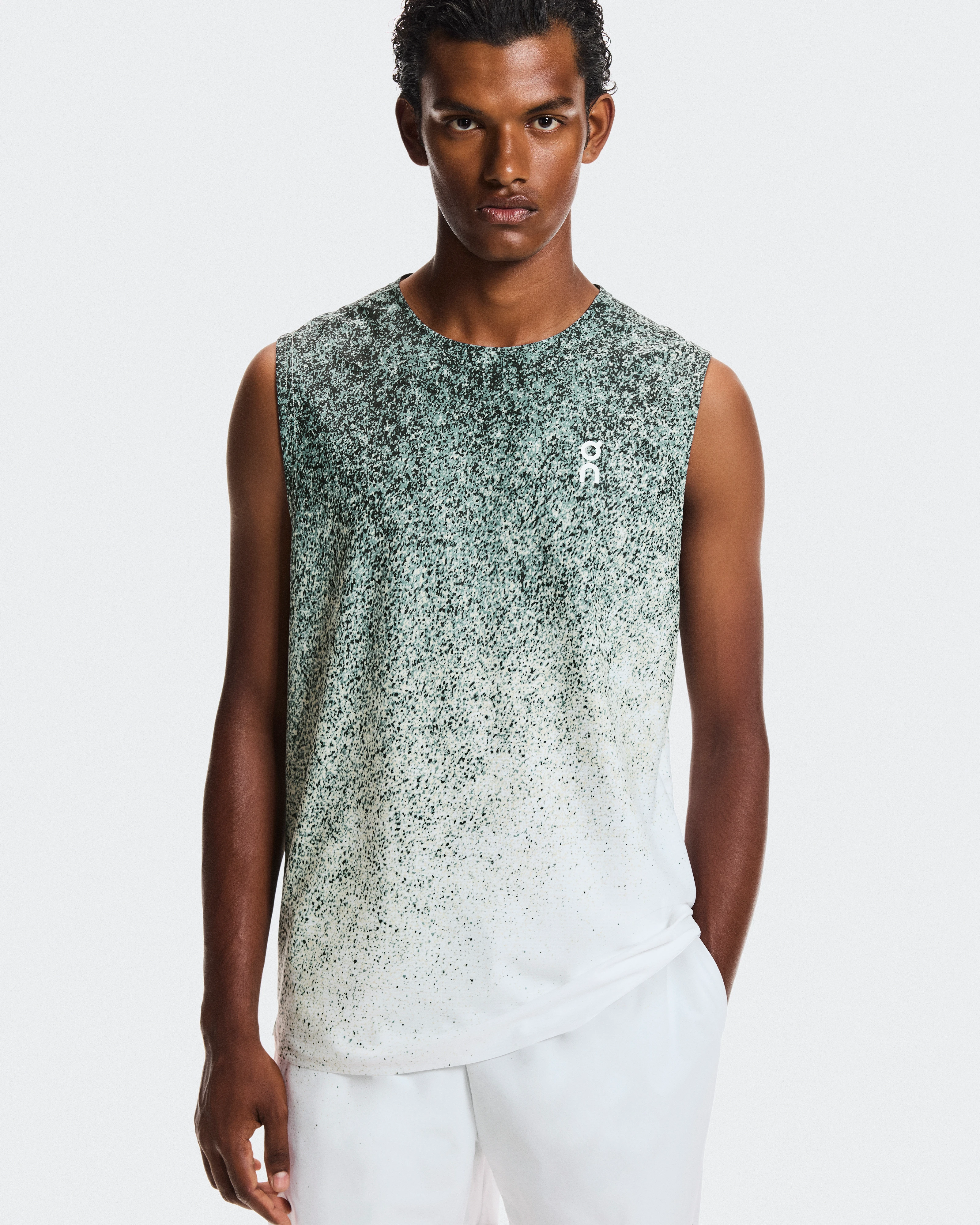 On Court Tank Fade Mineral & White Uomo Maglie e magliette