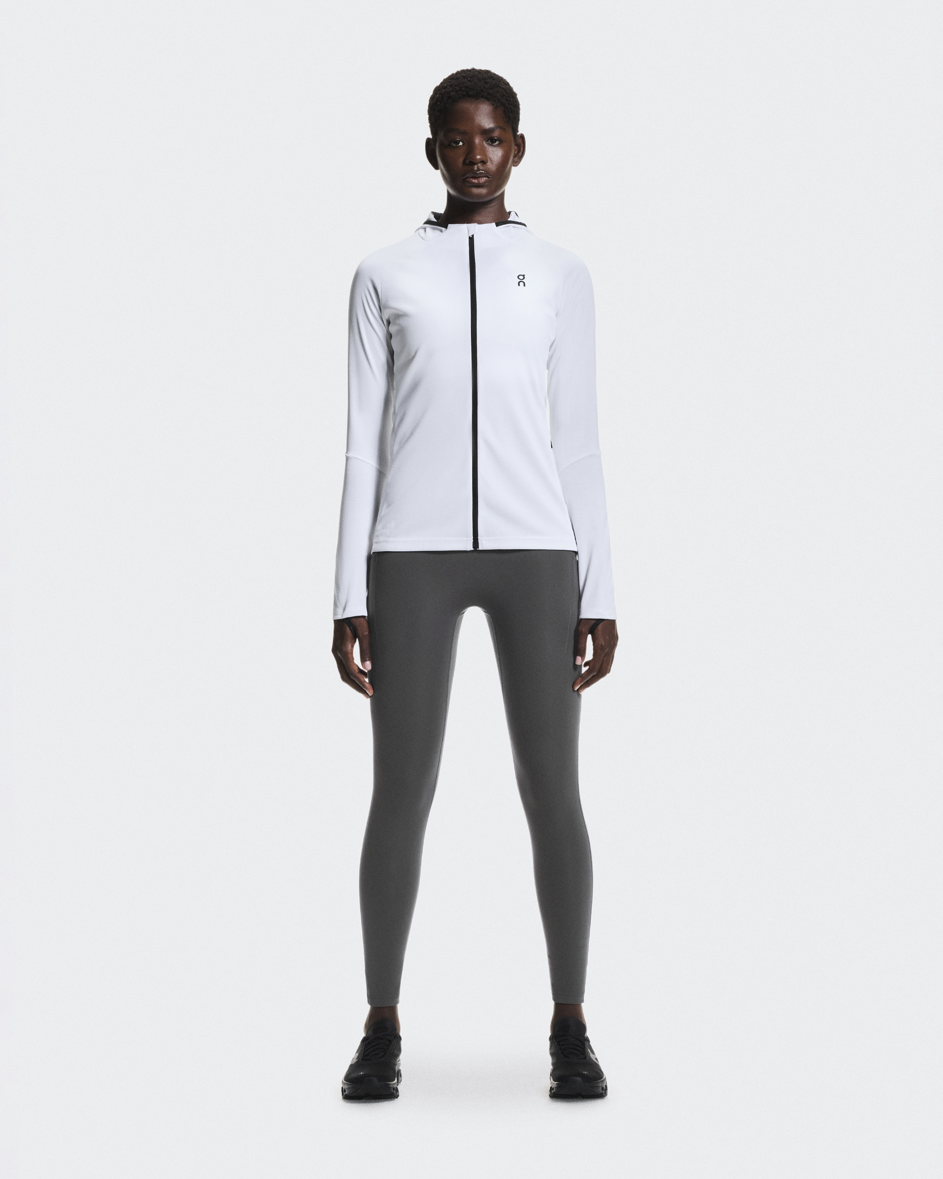 On Women's Performance Tights Winter in Eclipse, Size: Medium, Polyester/Mesh Polyamide