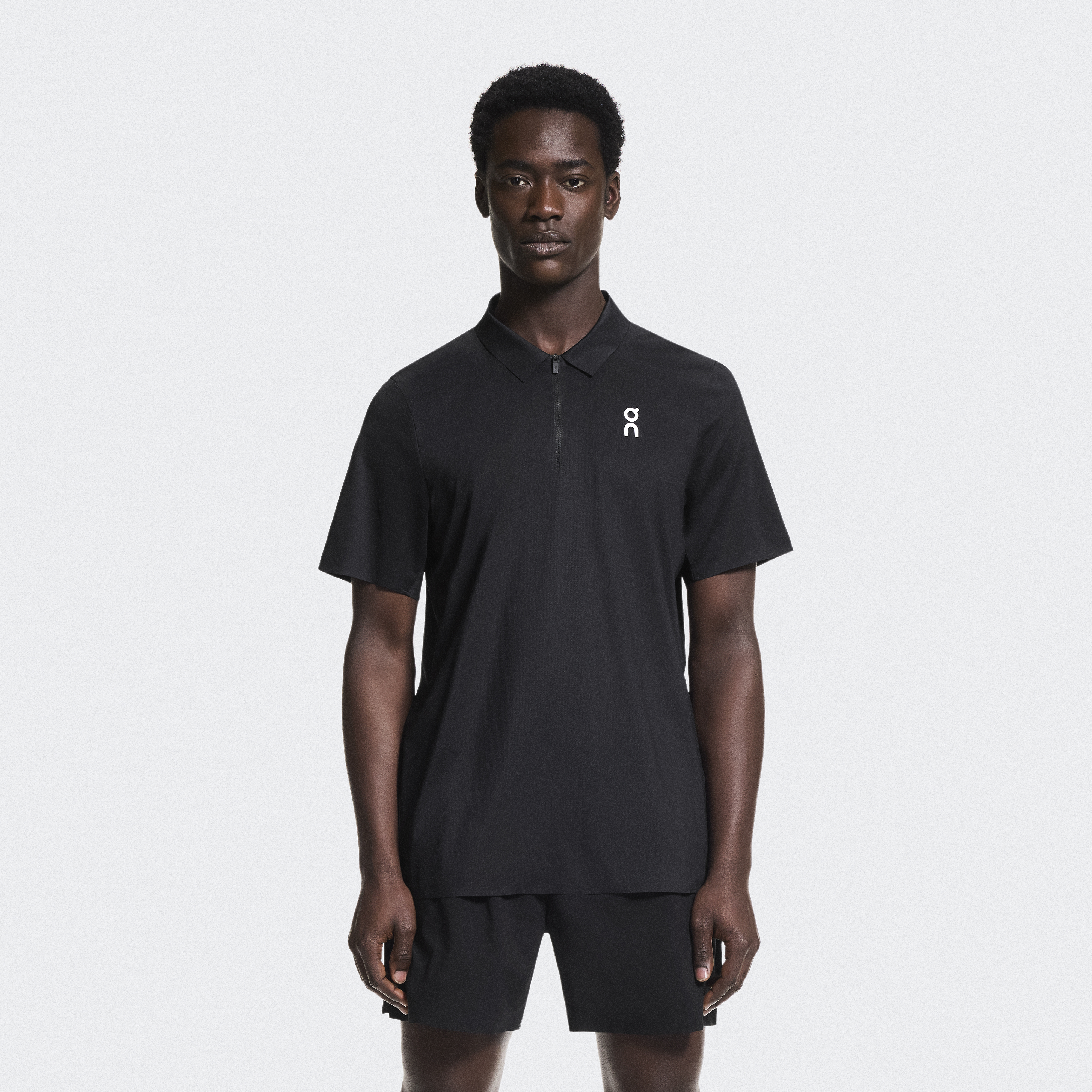 Court Polo Shirt in Black