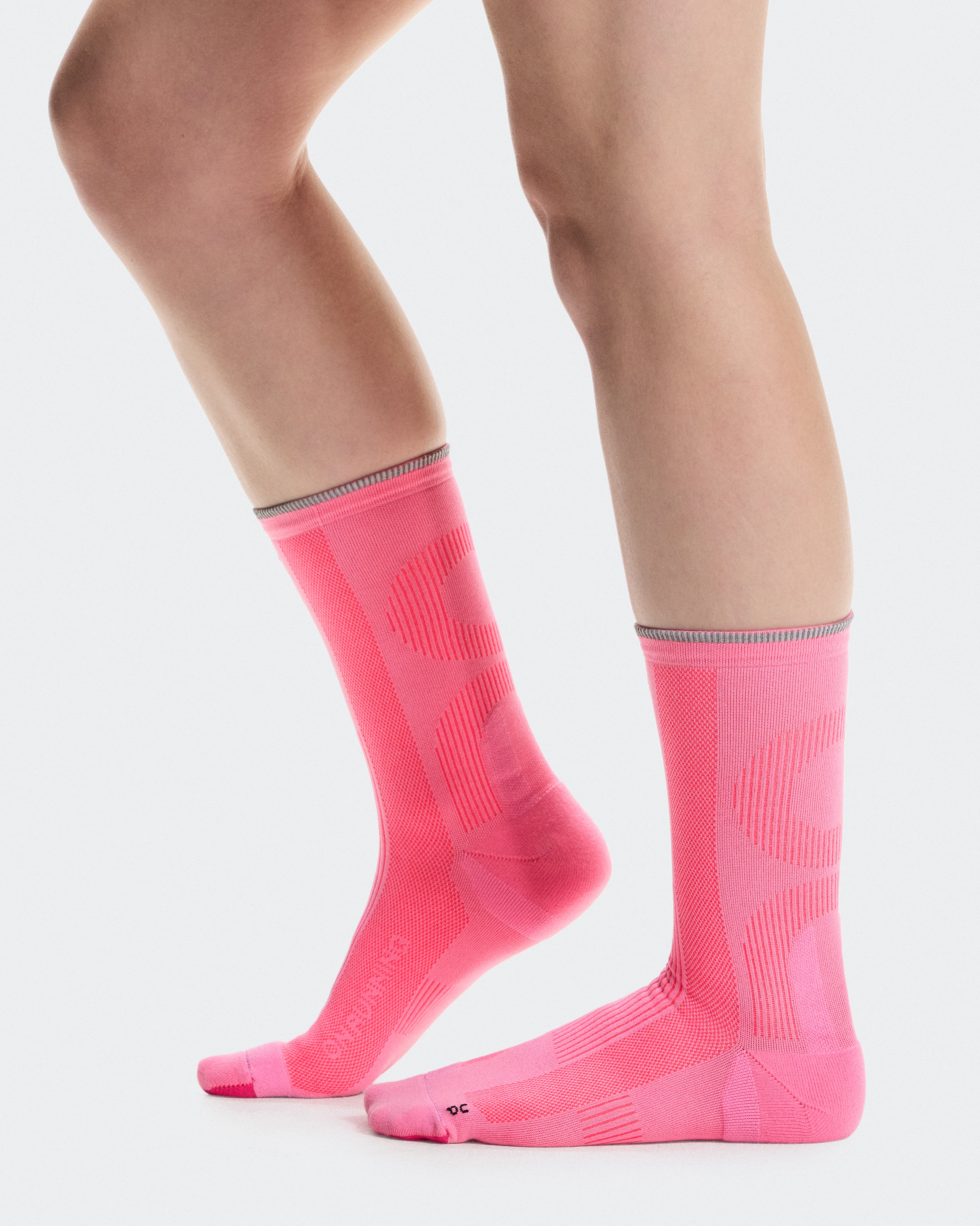 On Elite Run Sock High Raspberry & Pink Unisex Socks