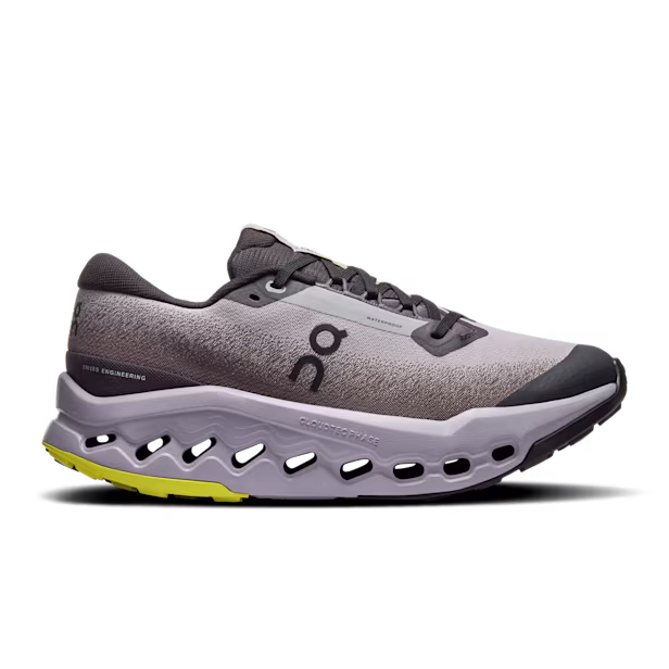 Cloudsurfer Trail 2 Waterproof Running Shoe in Black/Lilac