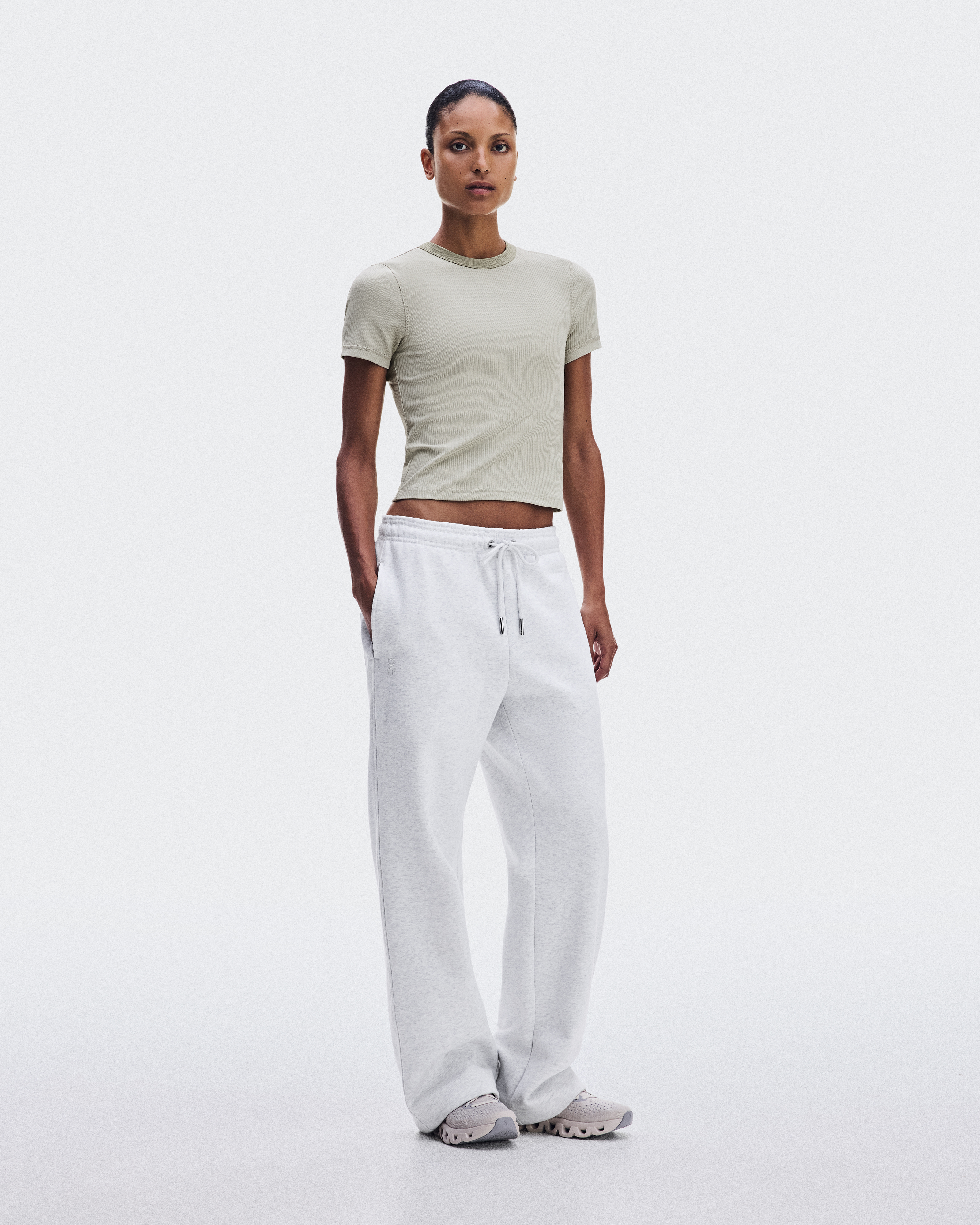 Women's All-Day Ribbed T-Shirt | Grey | On Hong Kong SAR