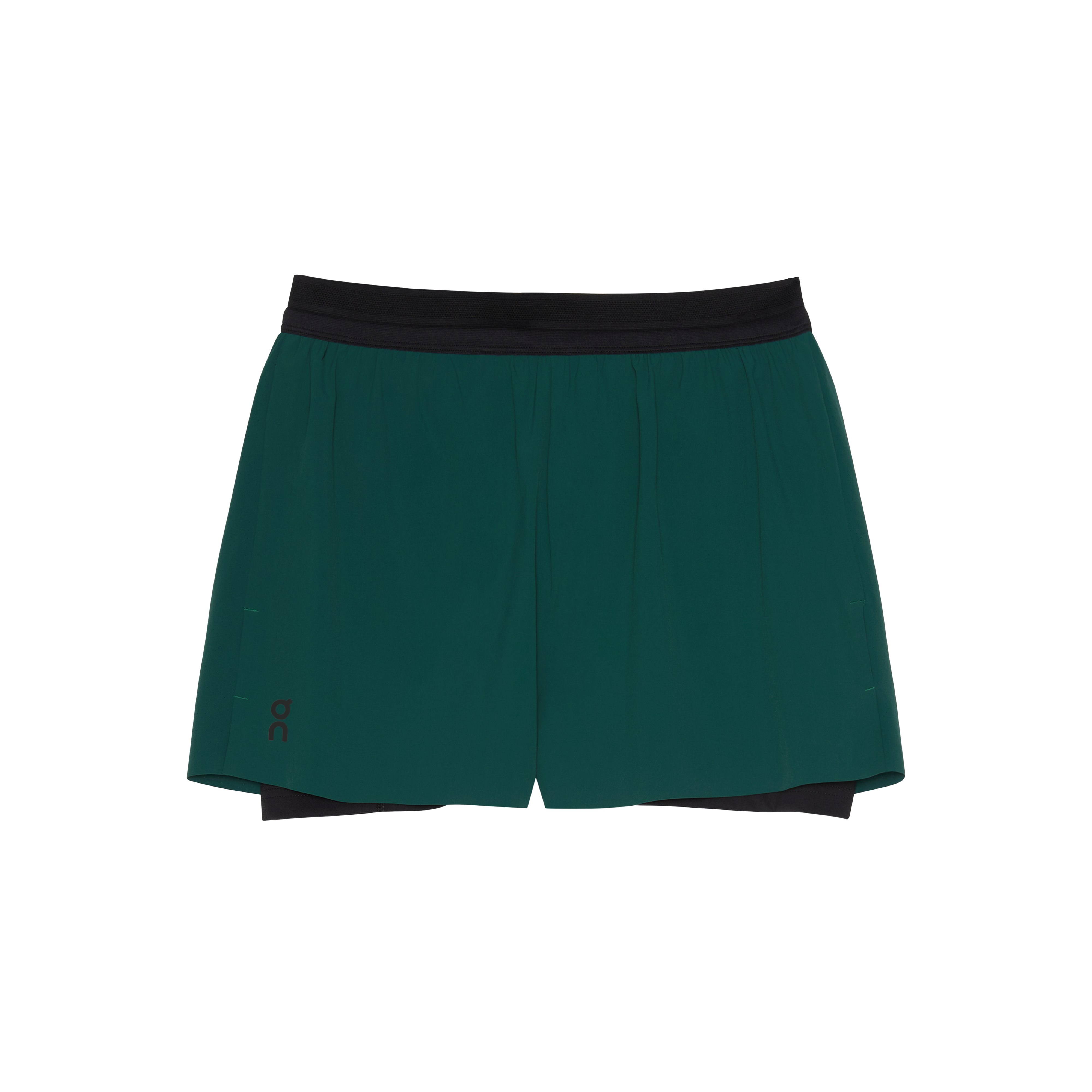 3" Performance 2/1 Shorts in Spirulina Black