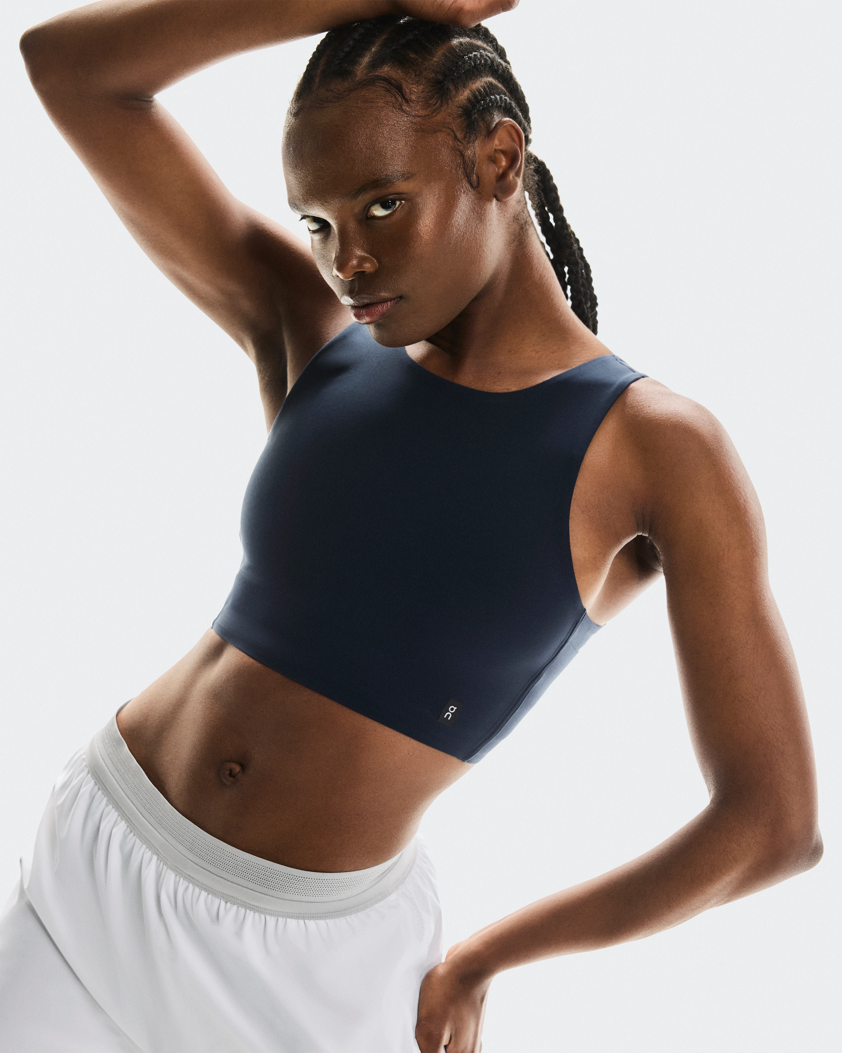 On Core 2-in-1 Crop Navy Women Tops and t-shirts