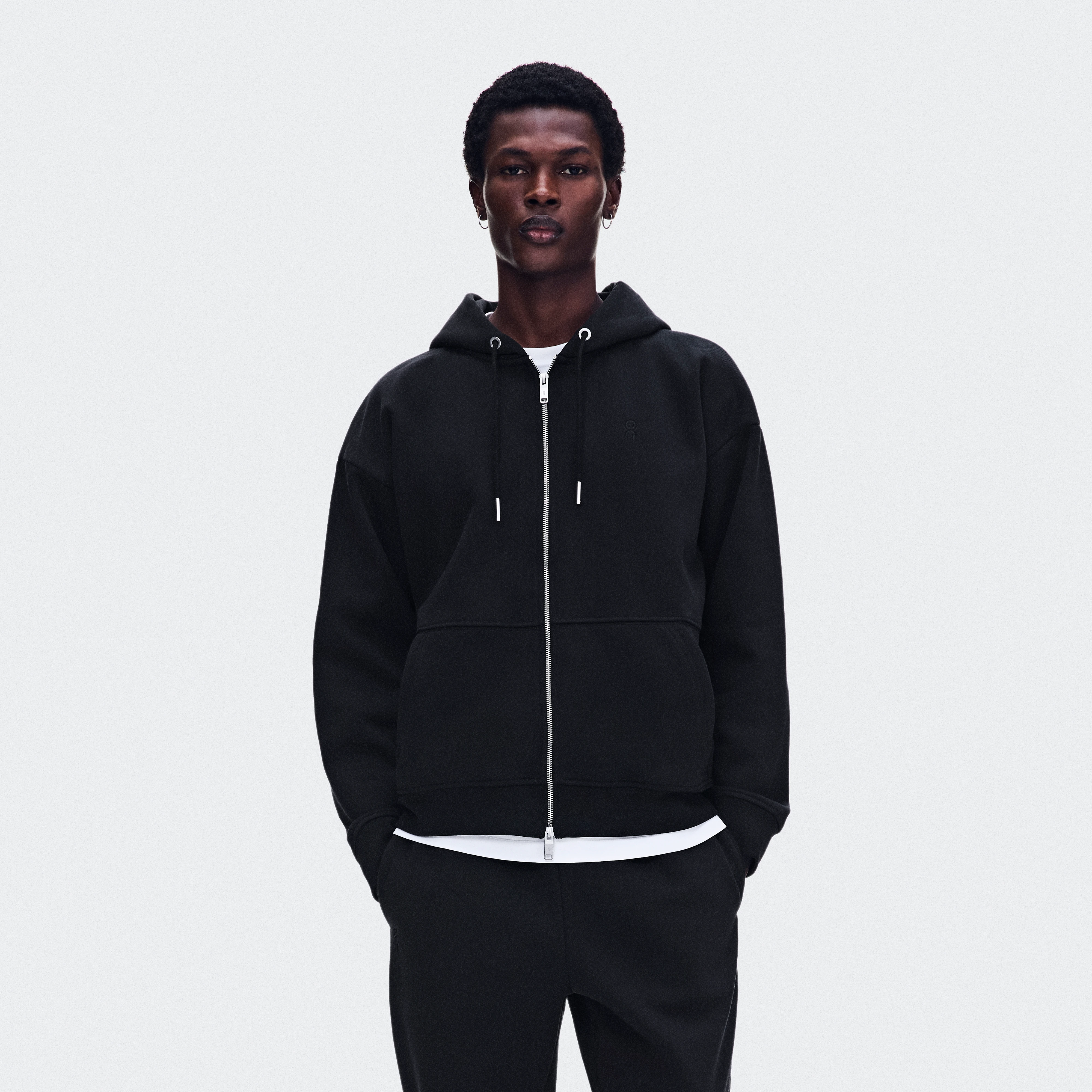 On Club Collective Full Zip Hoodie Black Homme – Votre pièce casual réinventée Sweats à capuche et sweats
