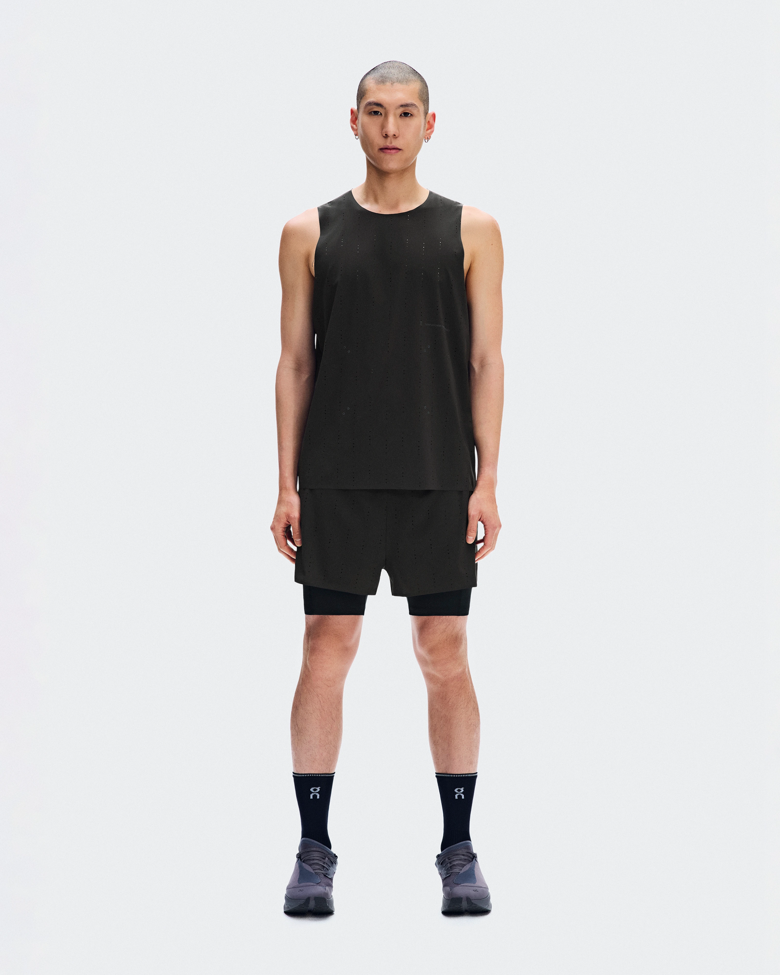 On Zero 2-in-1 Shorts PAF Molasses & Black Men Shorts