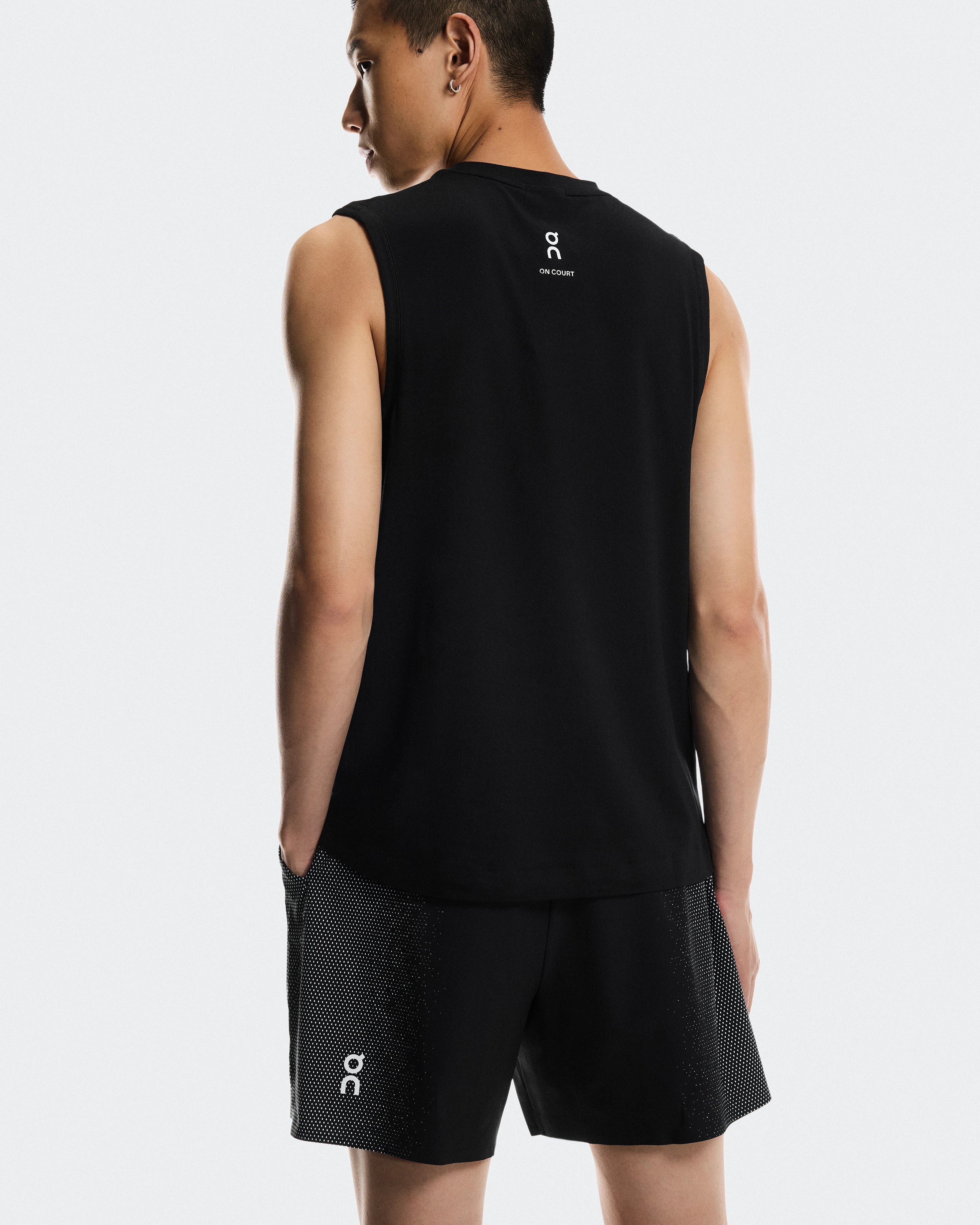 On Court Shorts Black & Dim Masculino Shorts