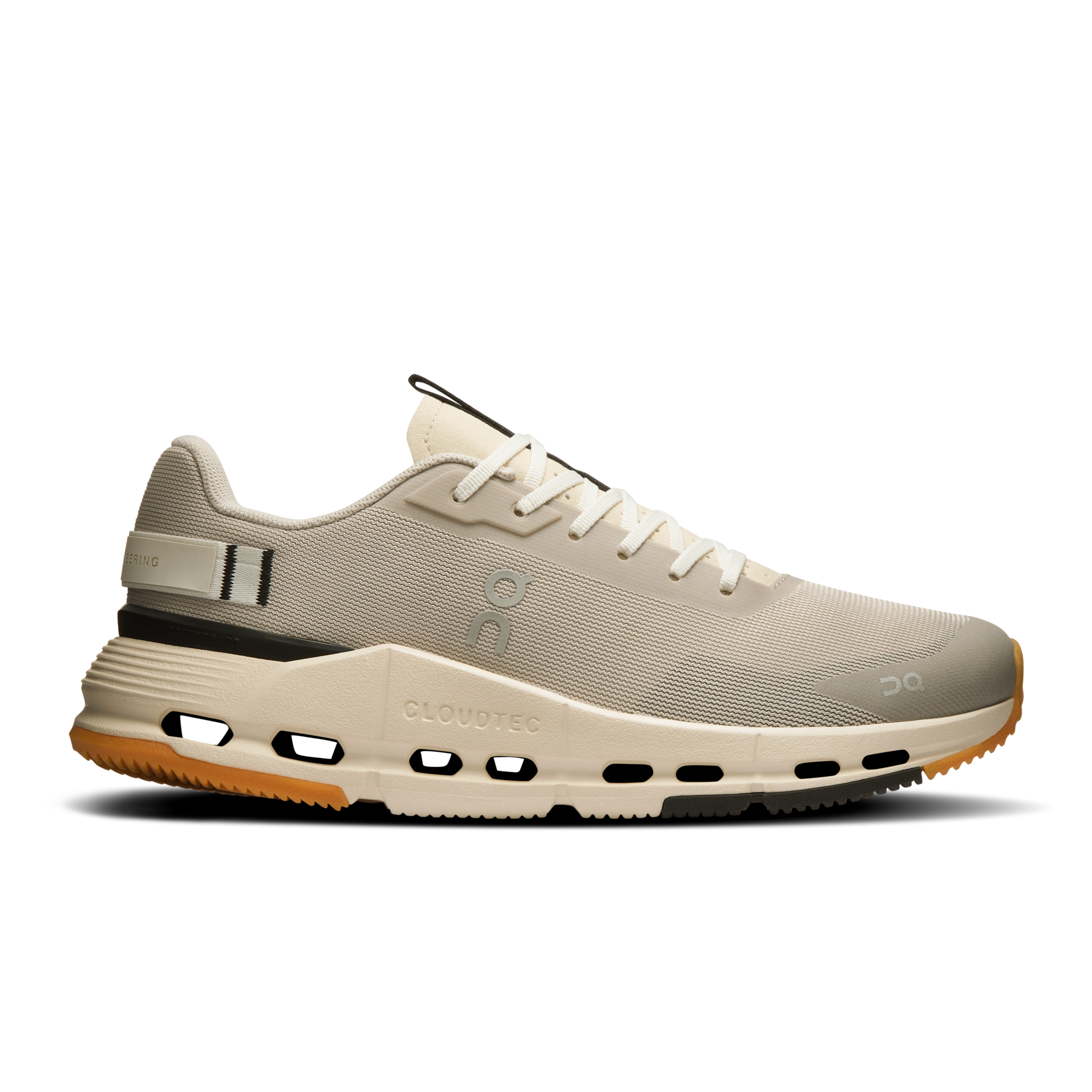 On Cloudnova Form 2 Beige Damen Damen – Alltag, Stadterkundung, Lifestyle Schuhe