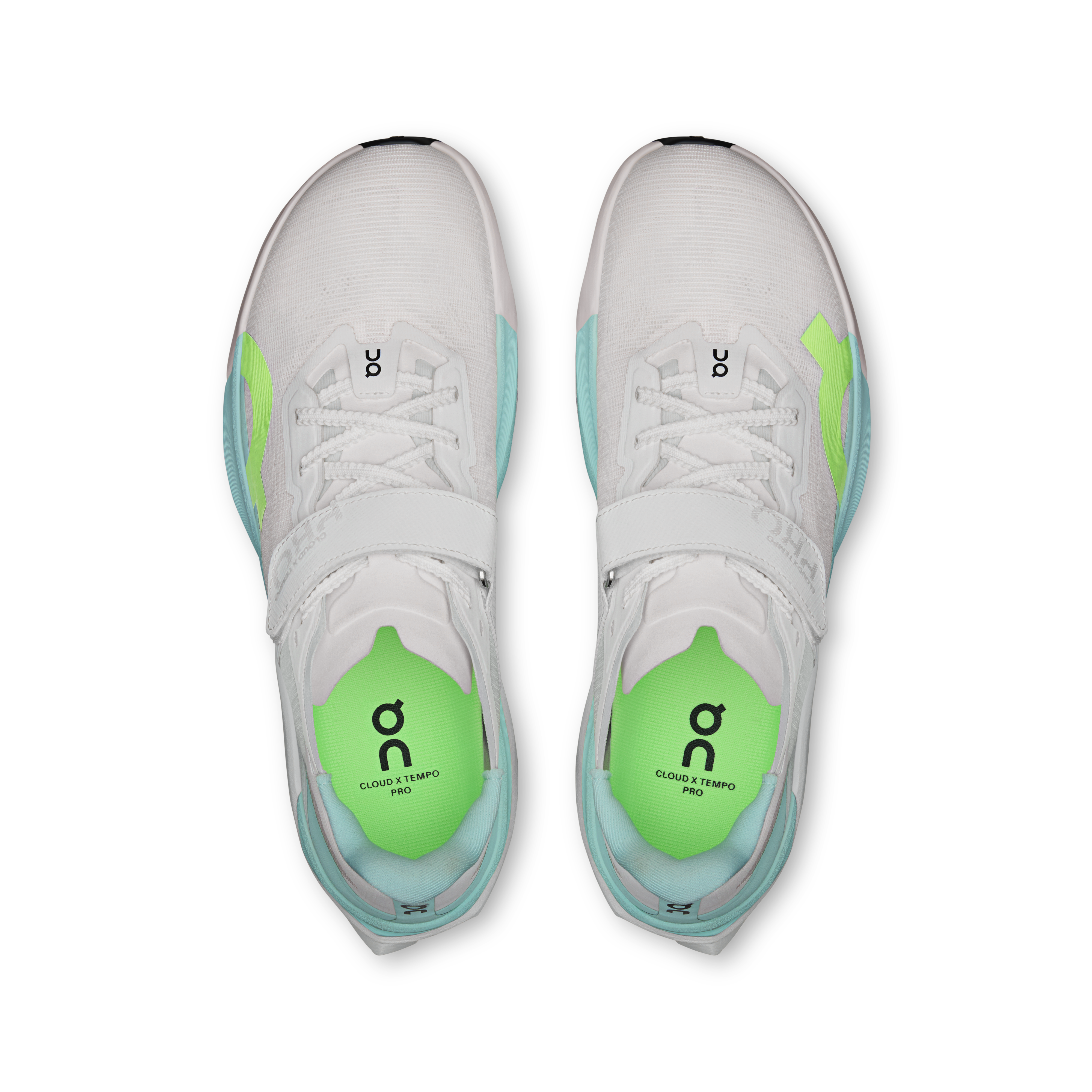 On Cloud X Tempo Pro White & Celeste Men training_shoes Shoes