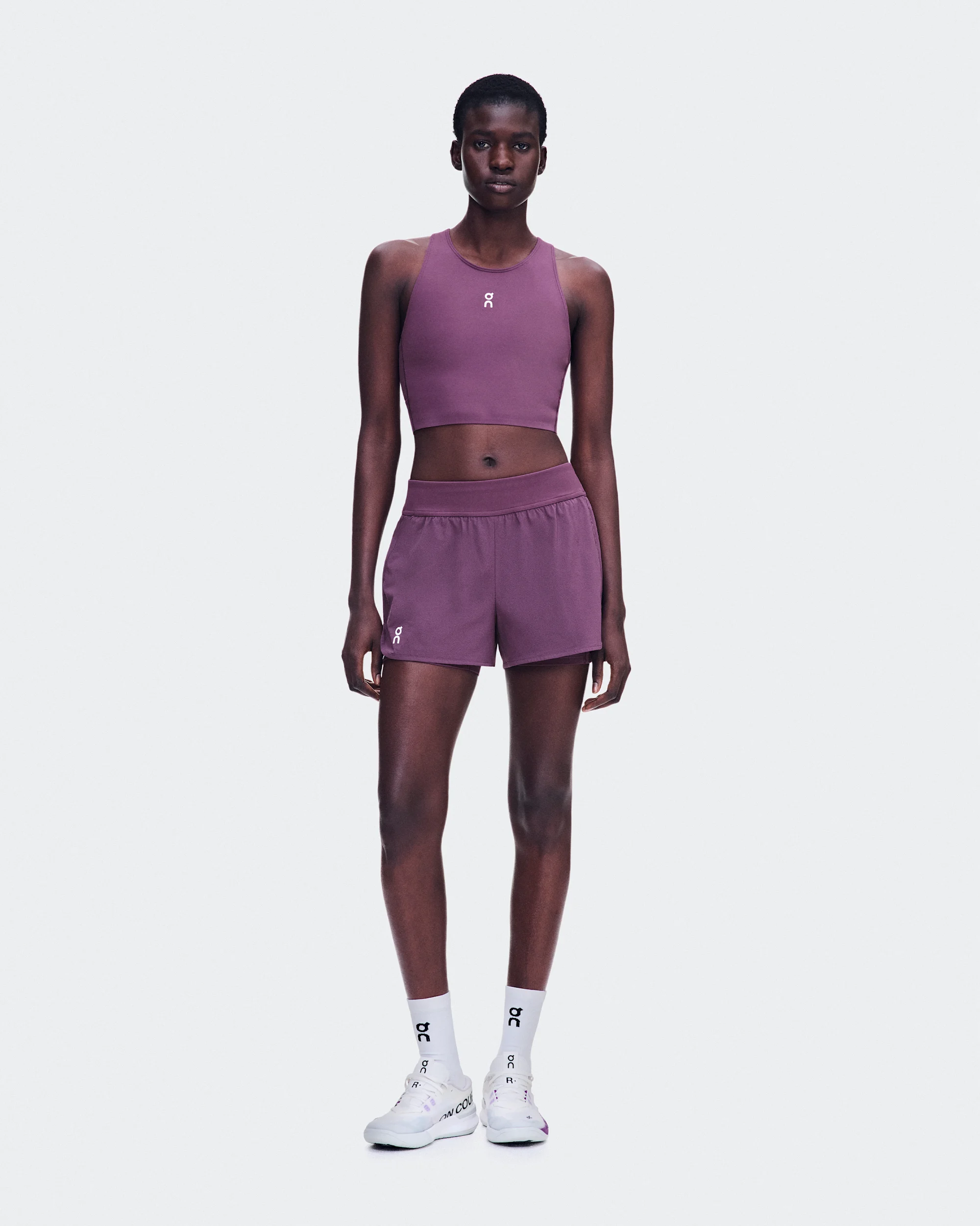 Women's Court Crop Top Cassis