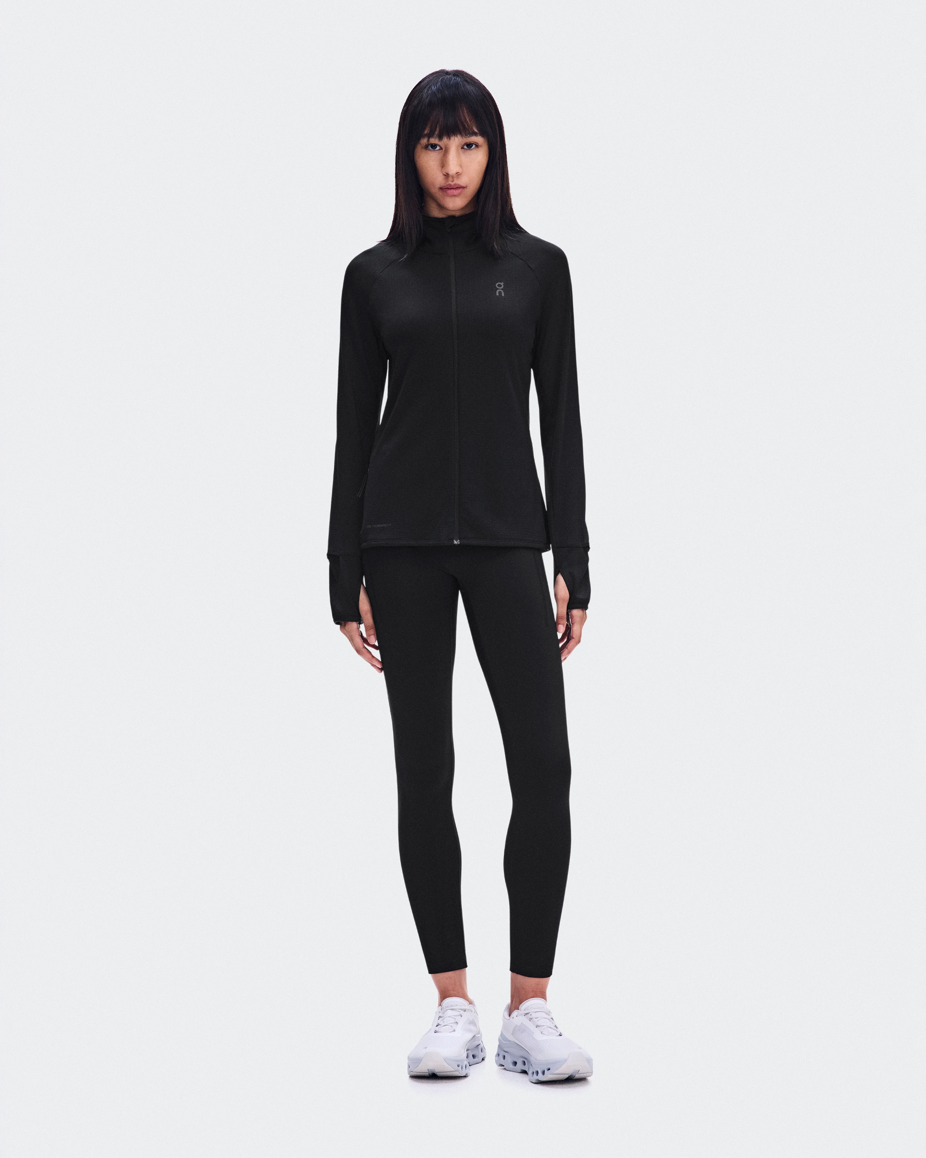 On Climate Zip Hoodie Black Women Hoodies and sweatshirts