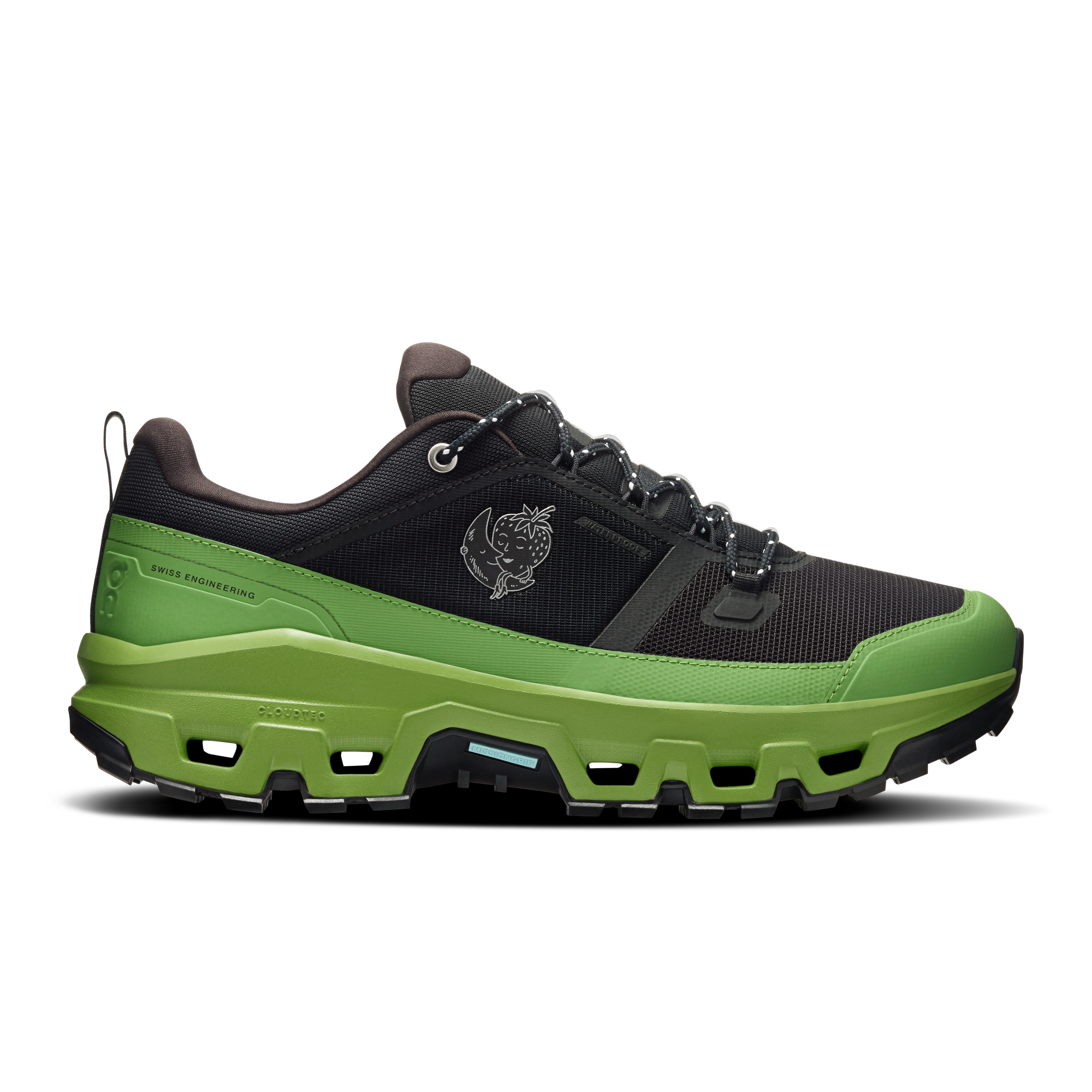 Cloudrock Low Waterproof SHF Hiking Shoe in Black/Celery