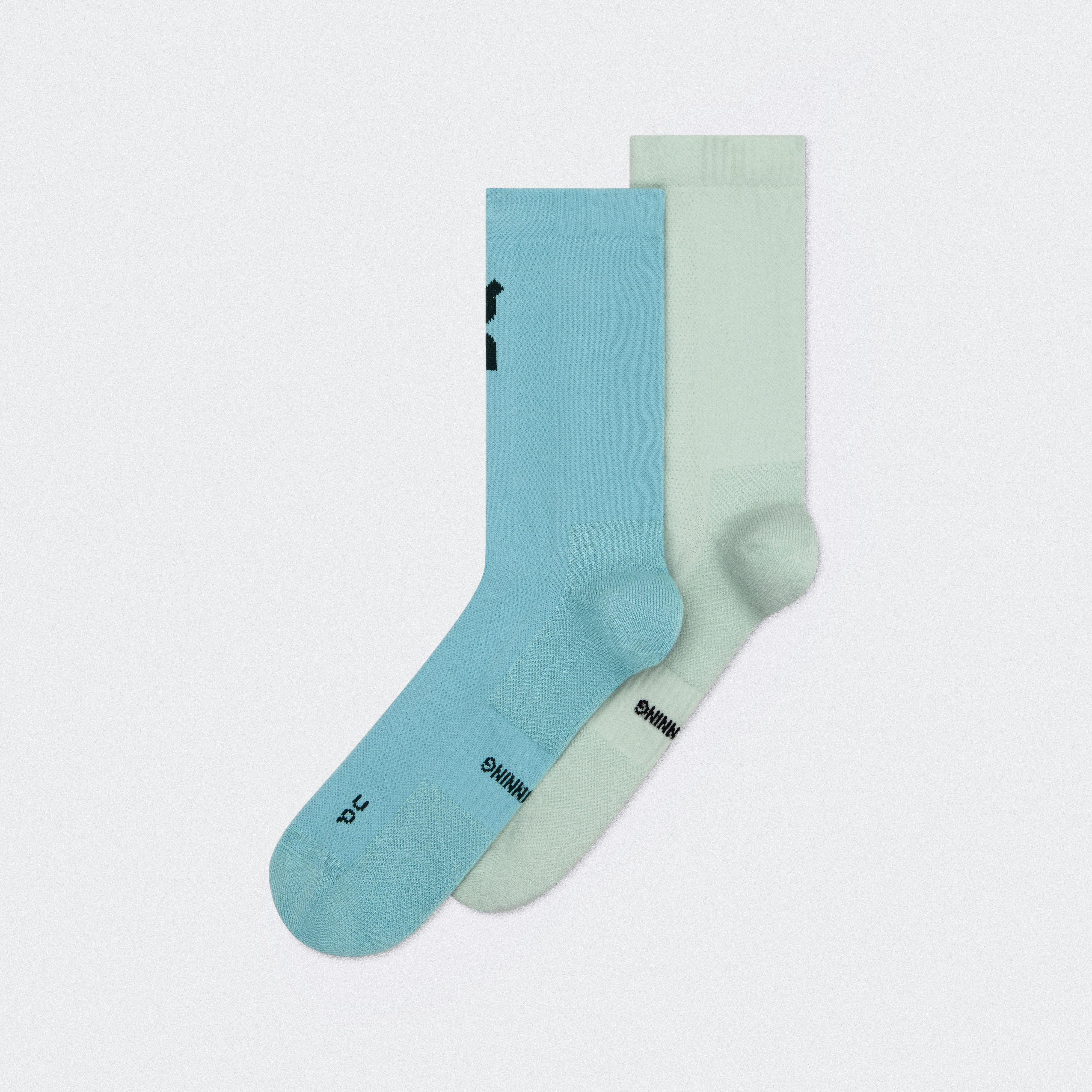 On Core Run Sock High 2P Flurry & Wash Unisex – Tägliches Laufen Socken