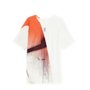 Ultra-T Short-Sleeve Shirt in Flame/White