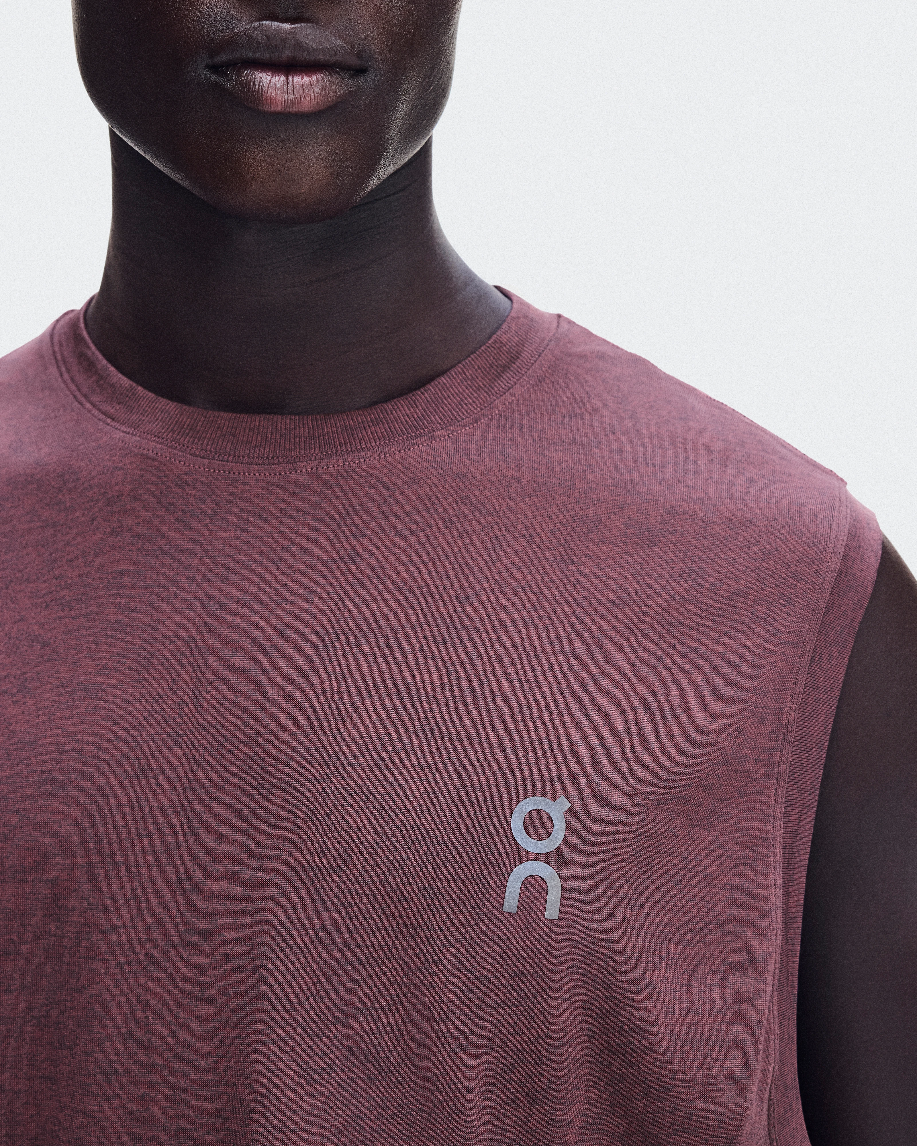 On Train Flex Tank Barberry Heather Men Tops and t-shirts