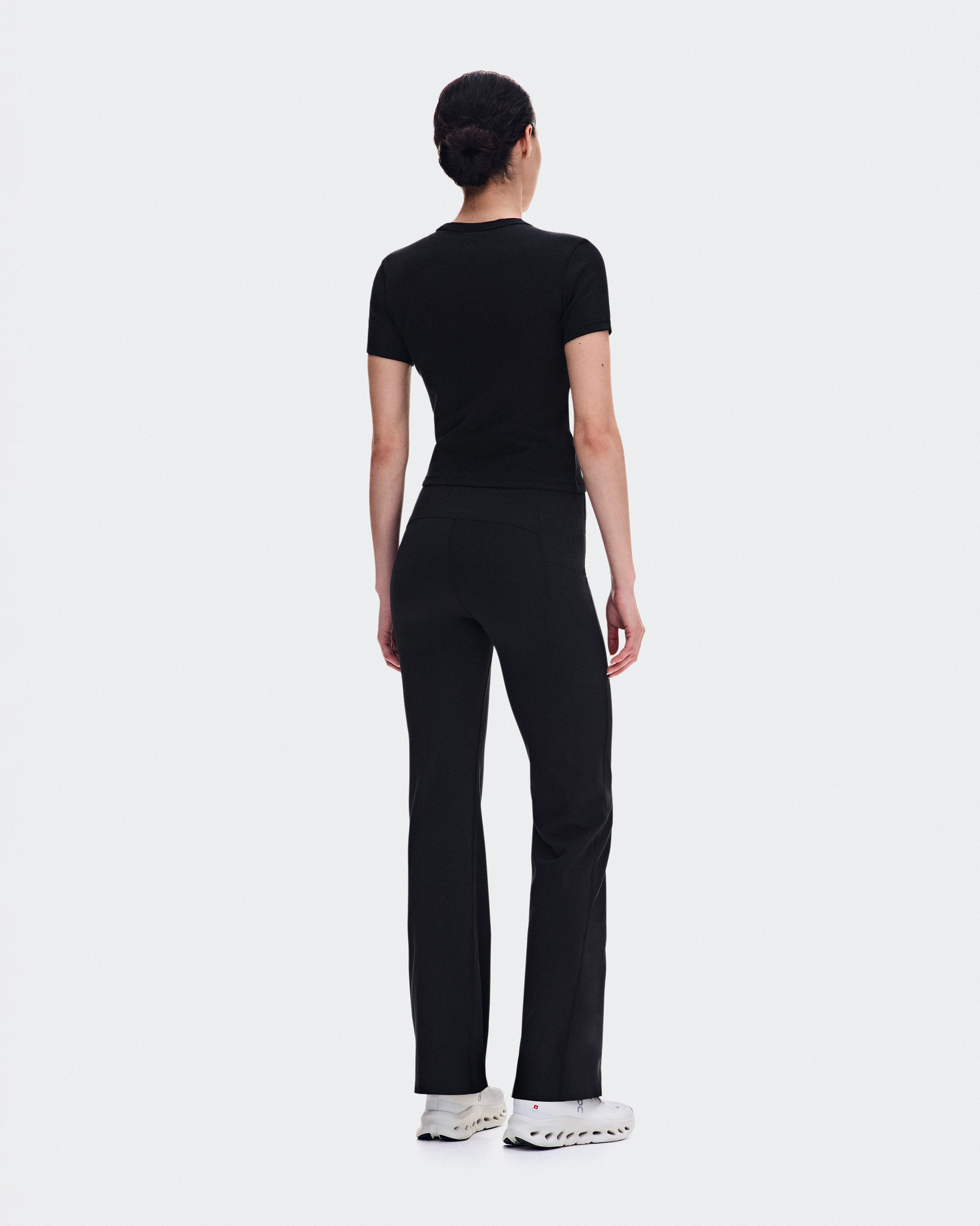 On All-Day Ribbed T-Shirt Black Women Tops and t-shirts