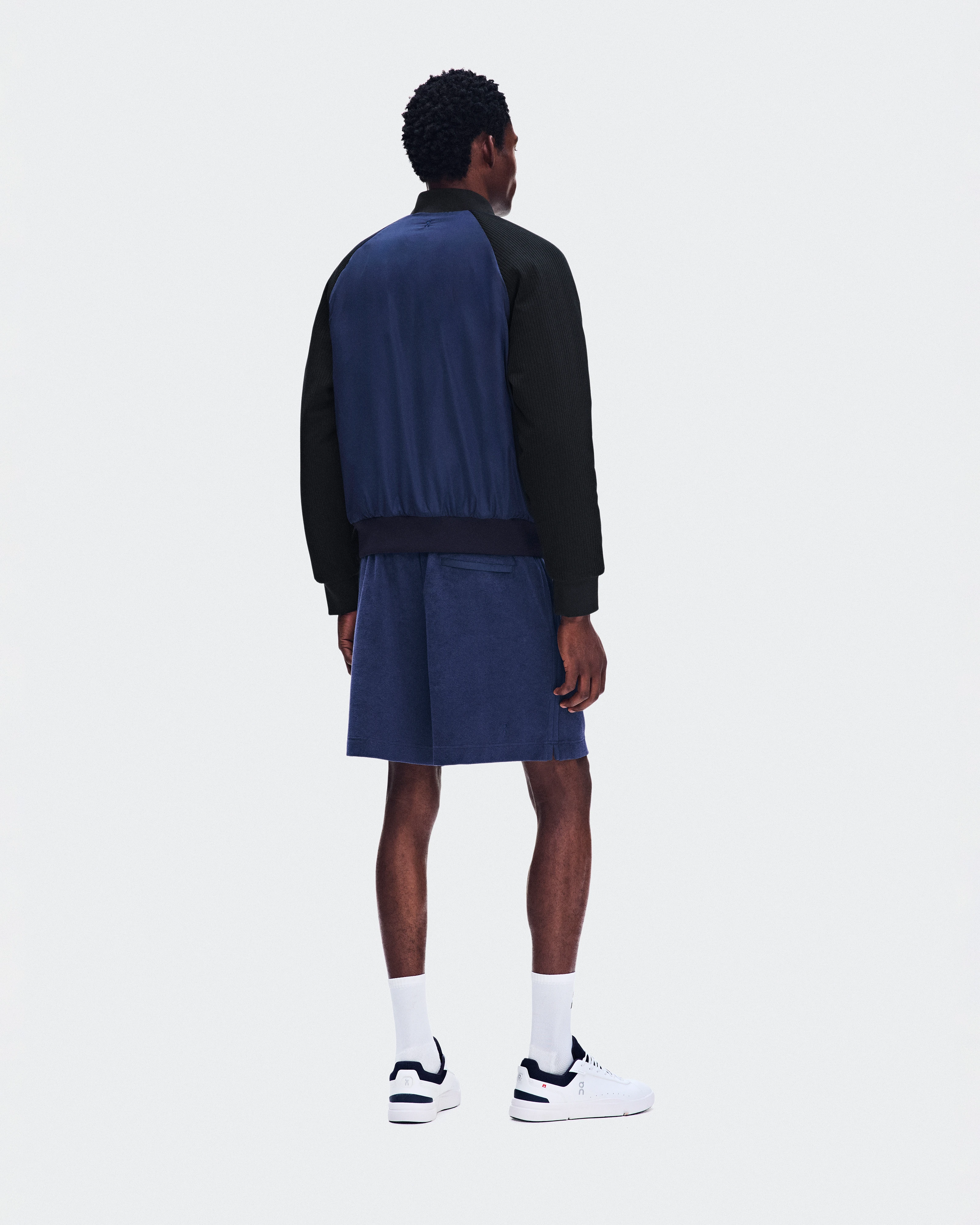 On Courtside Bomber Inkwell & Black Masculino Jaquetas