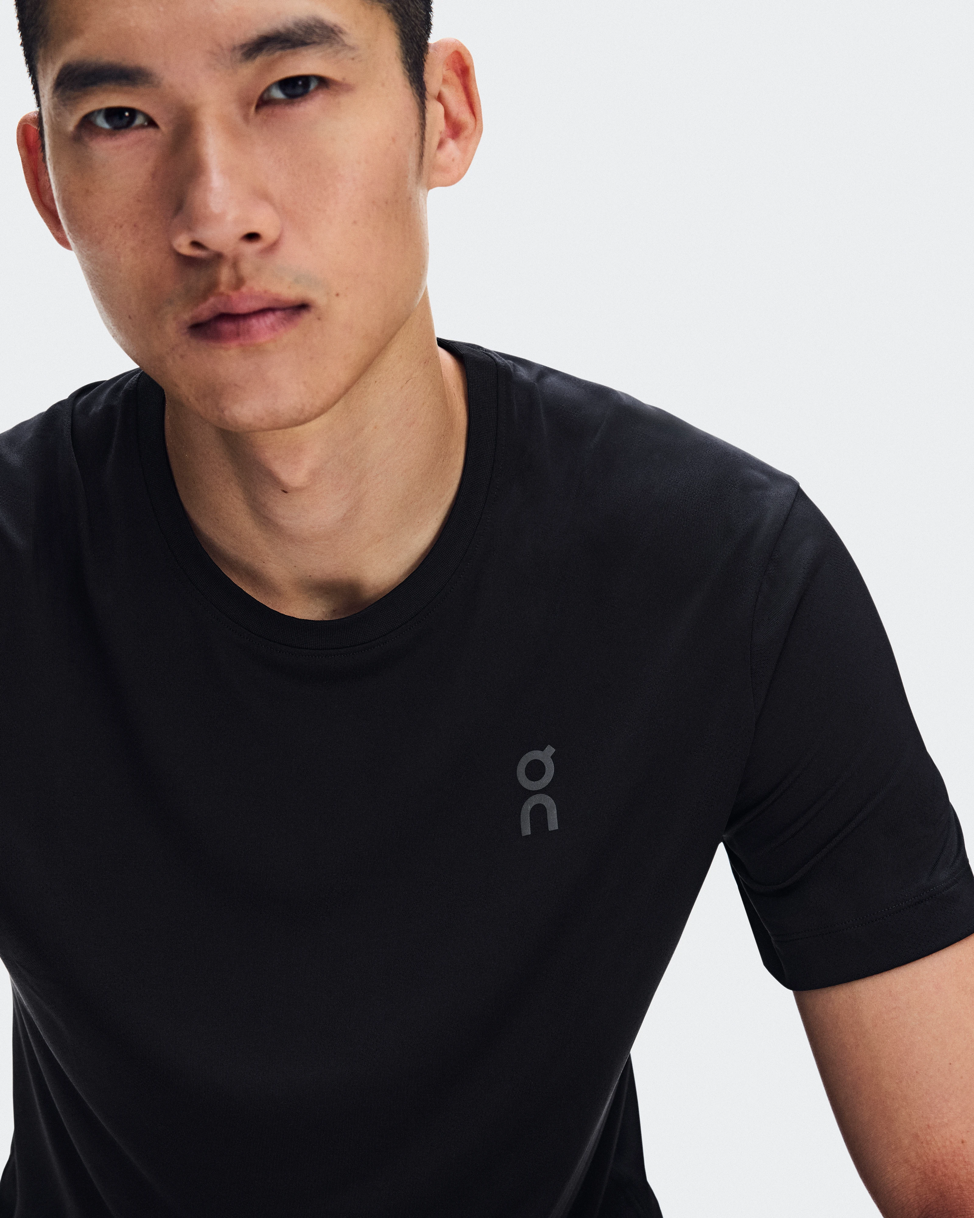 On Core-T Grid Black Hombre Camisetas