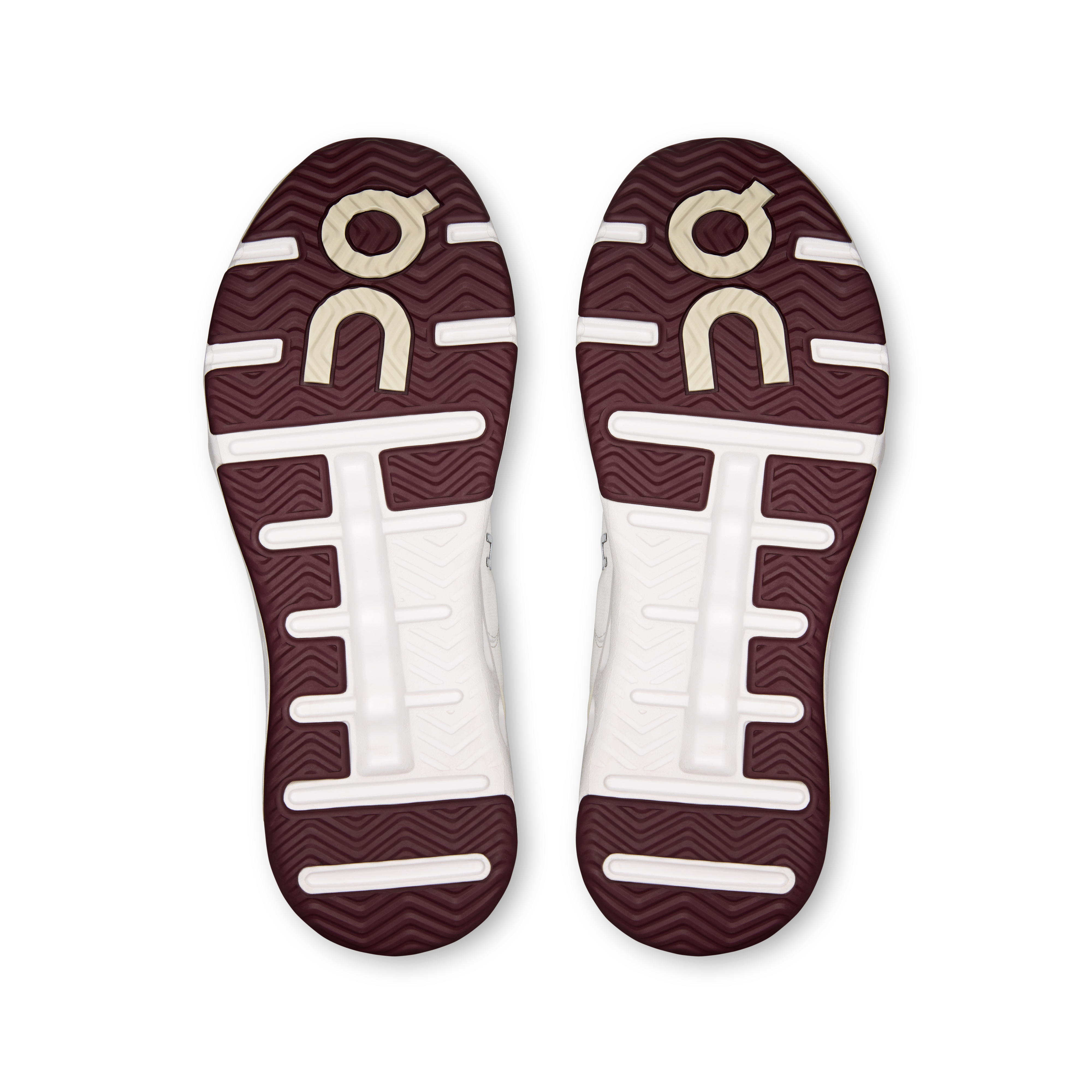 On THE ROGER Wildcard Ivory & Maroon Men Active life Shoes