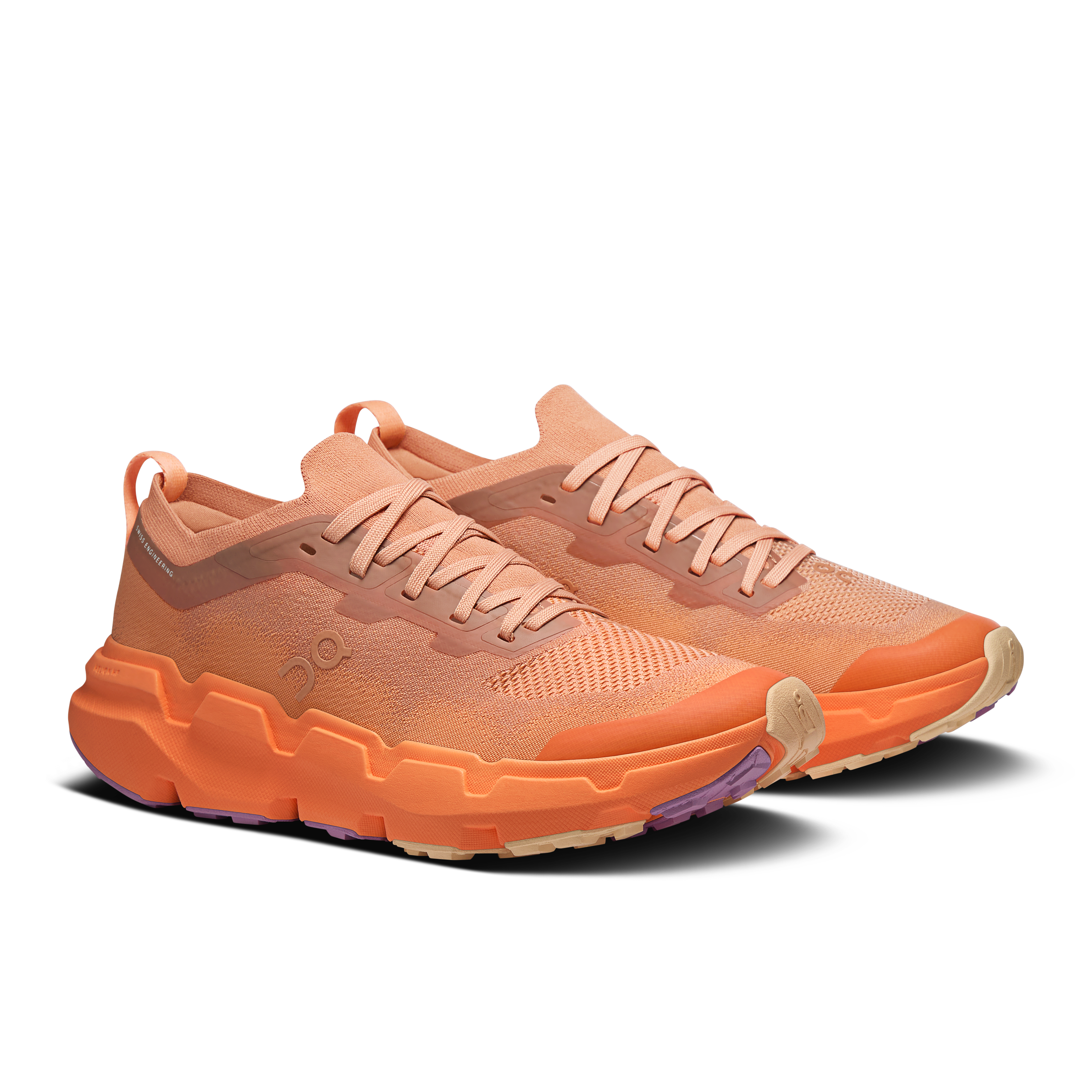 On Cloudsoma Sandstone & Tangerine Women Trail running Shoes