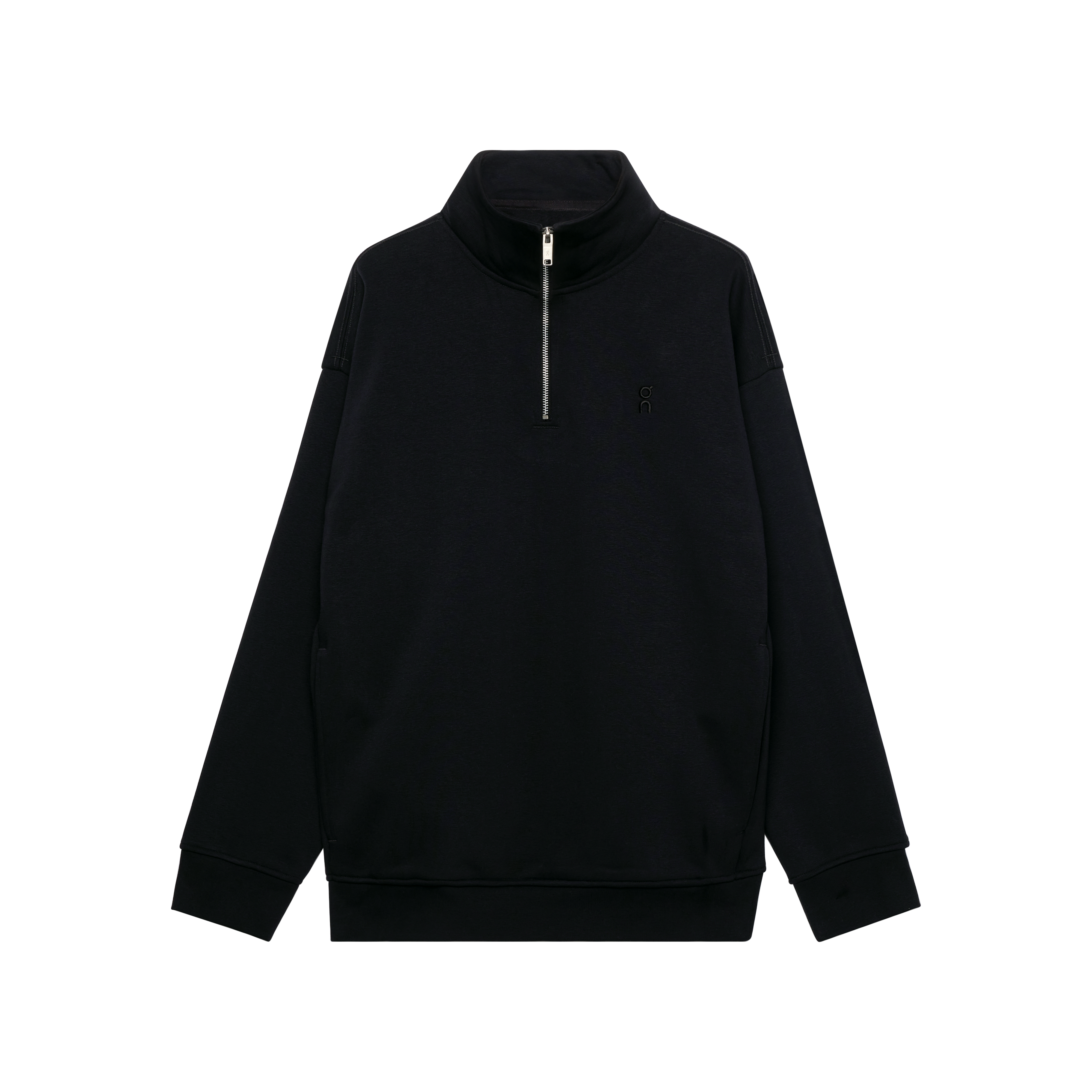 Club Collective 1/4 Zip Sweater in Black