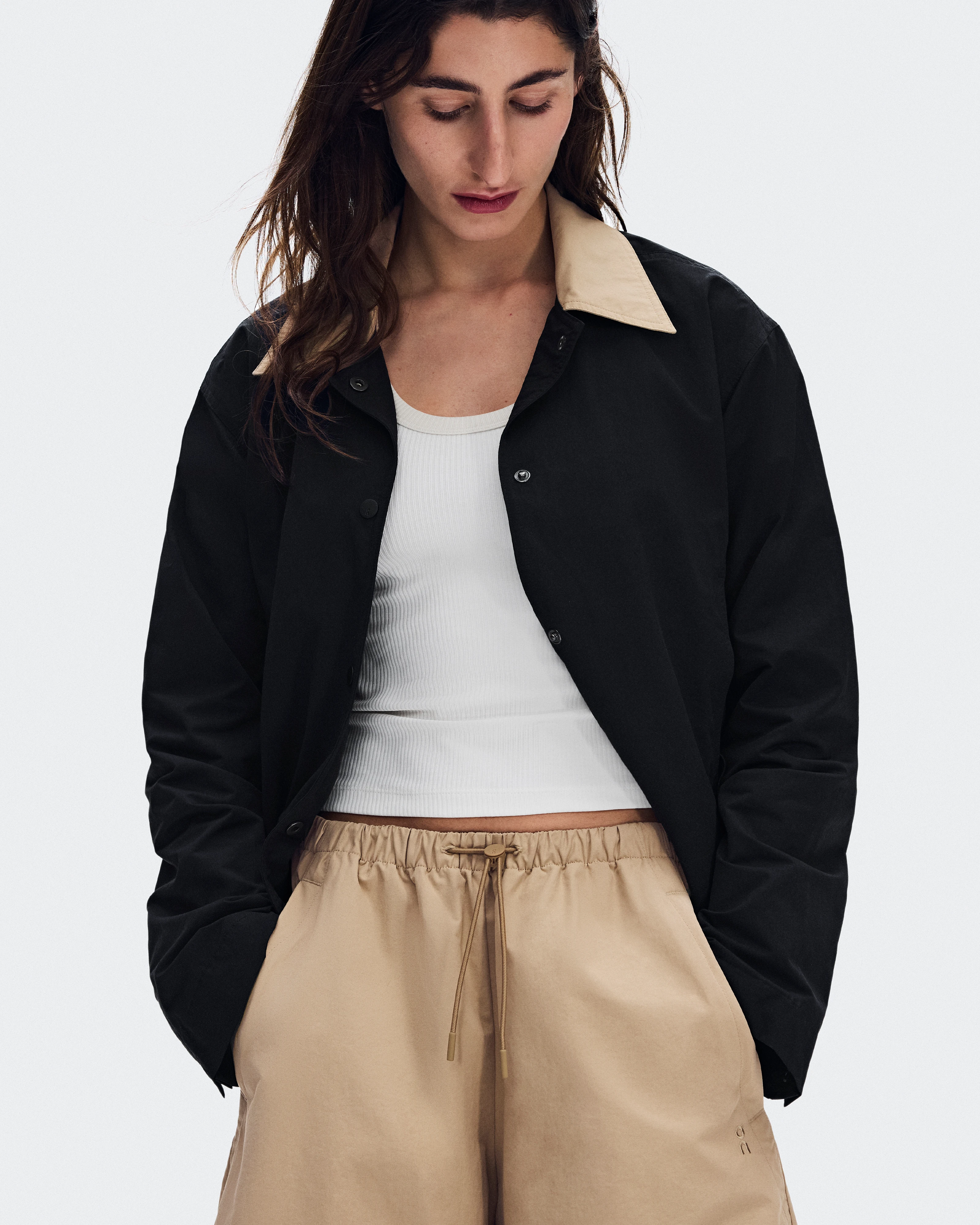 On Coach Jacket Black Donna Giacche