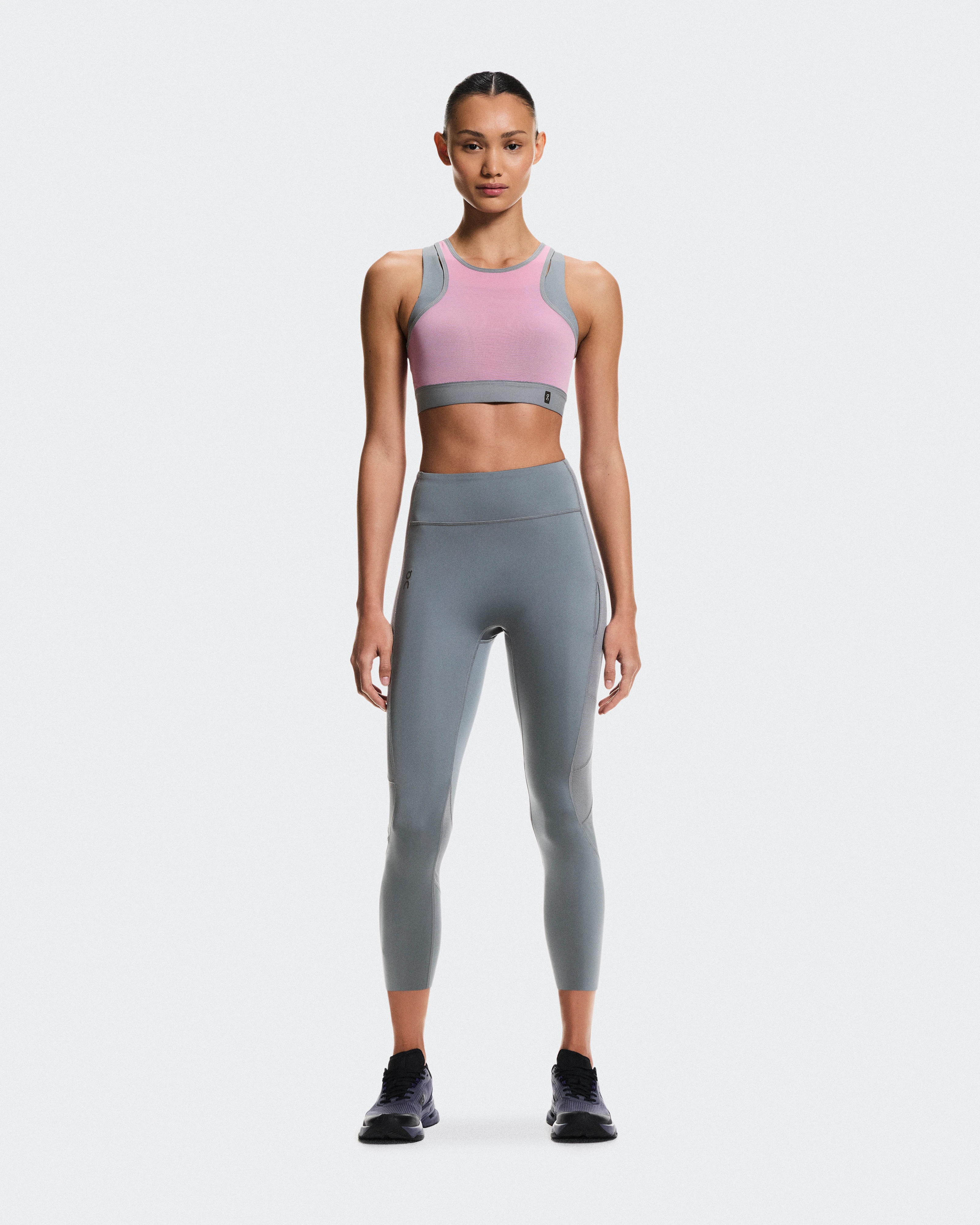 On Train Volt Tights 7/8 Rock Feminino Calças leggings