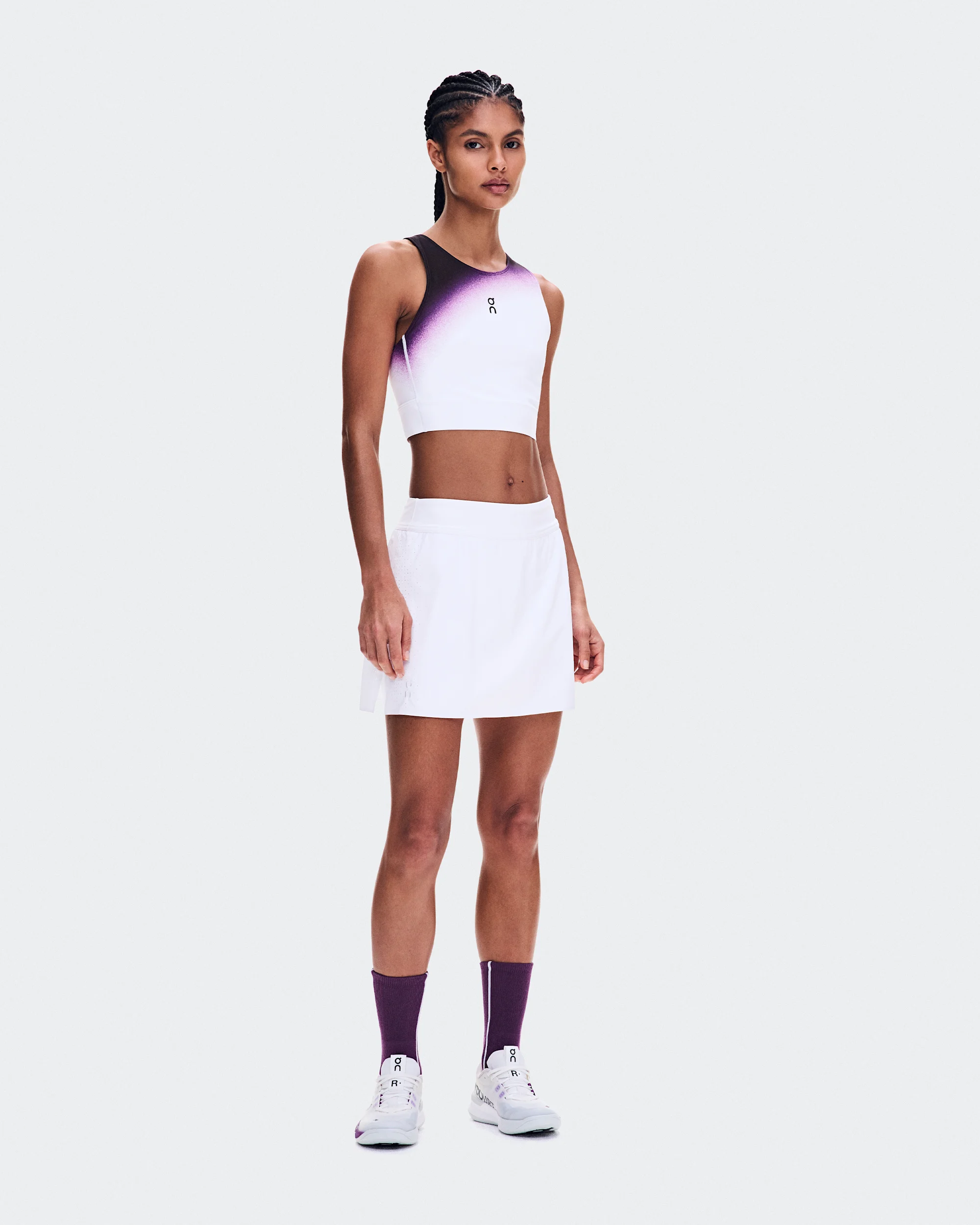 Women's Court Crop Top Swing White | Cassis