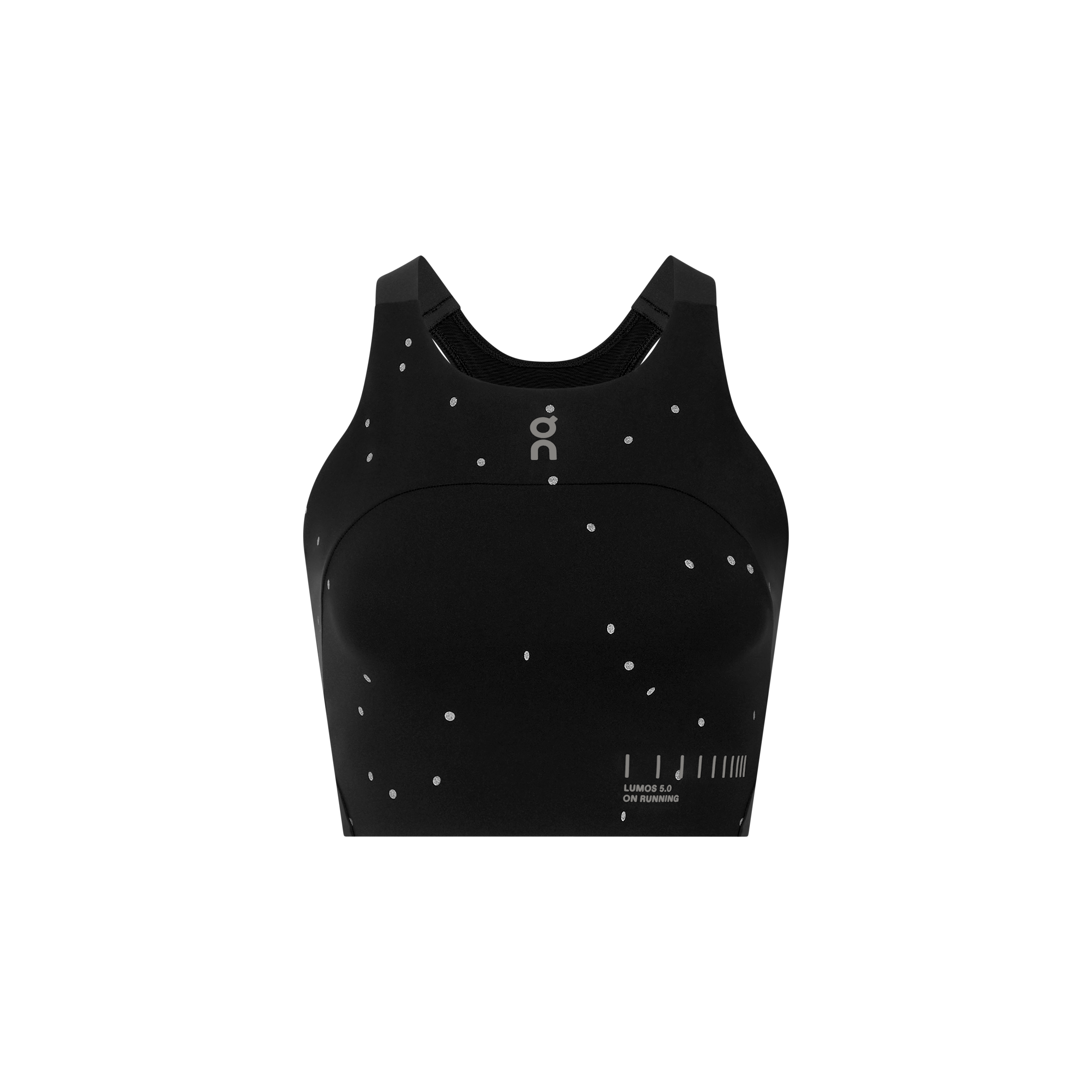 Performance Crop Lumos Shirt in Black/Eclipse