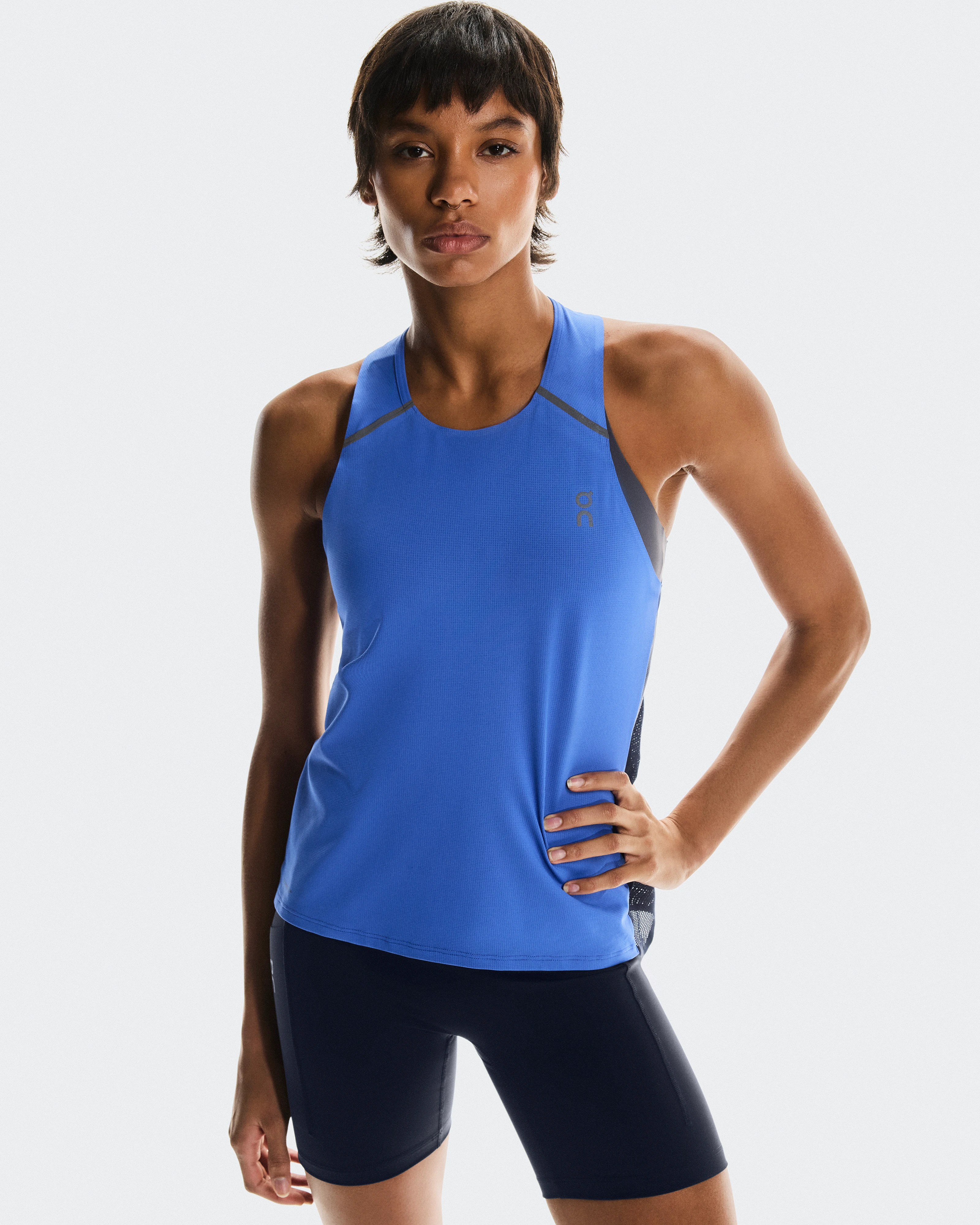 On Performance Tank Zaffre & Navy Women Tops and t-shirts