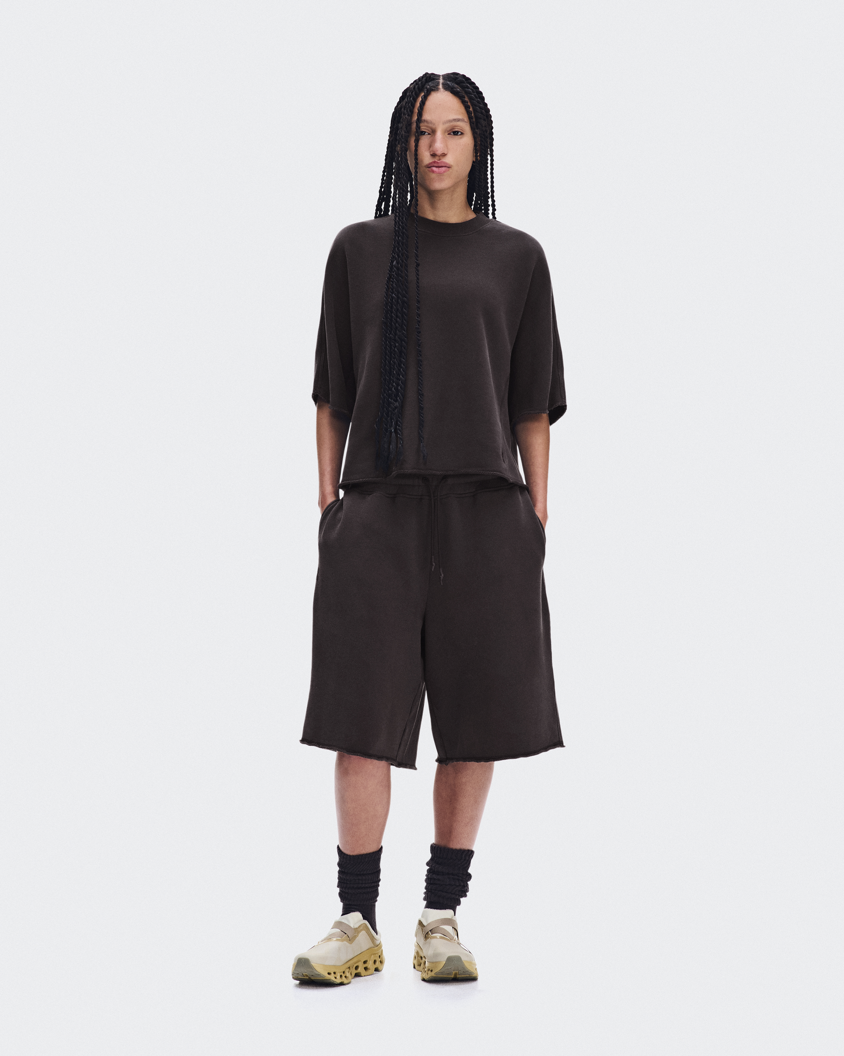 Club Collective-T FKA Short-Sleeve Shirt in Espresso
