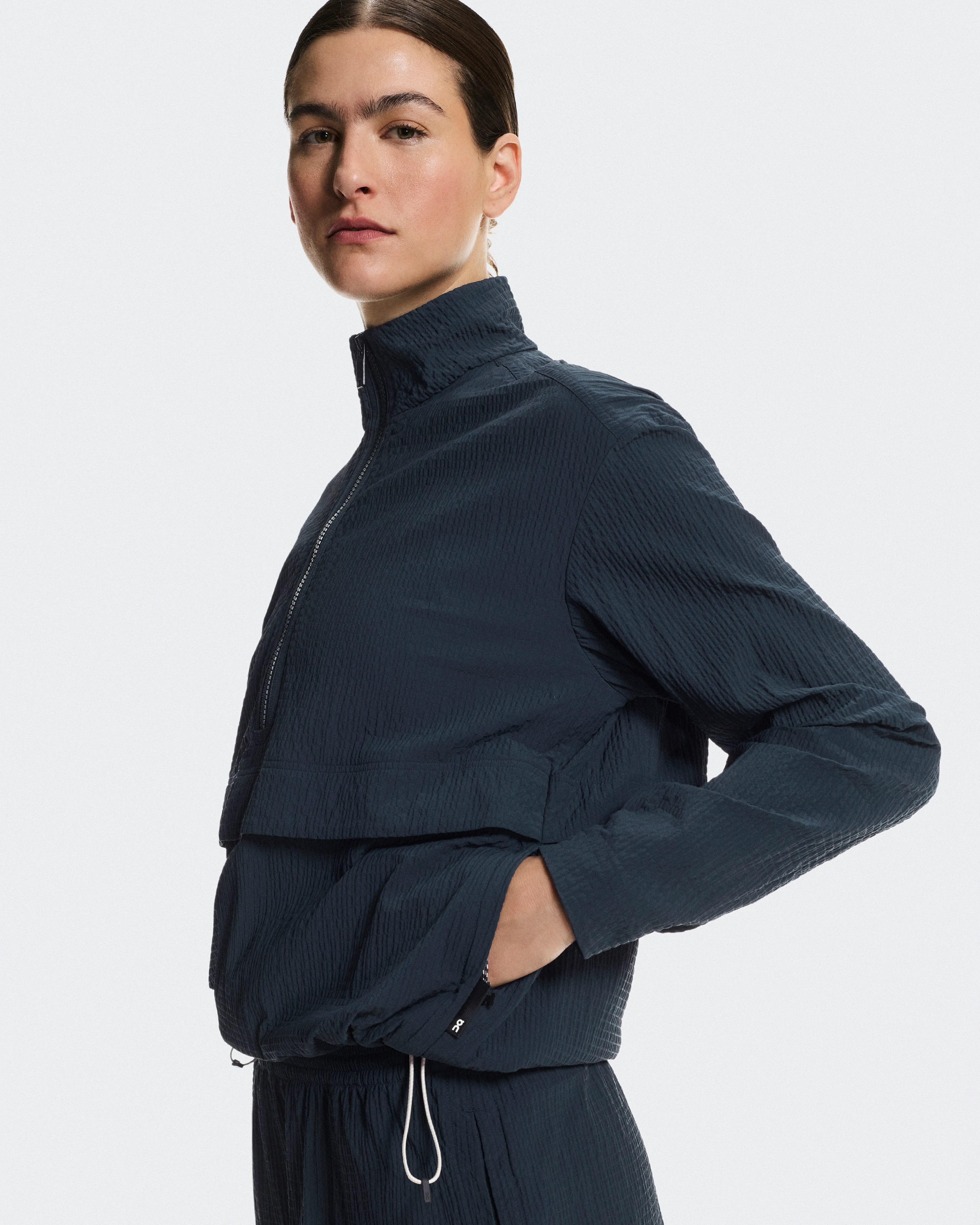 On Courtside 1/2 Zip Eaze Midnight Femme Sweats à capuche et sweats