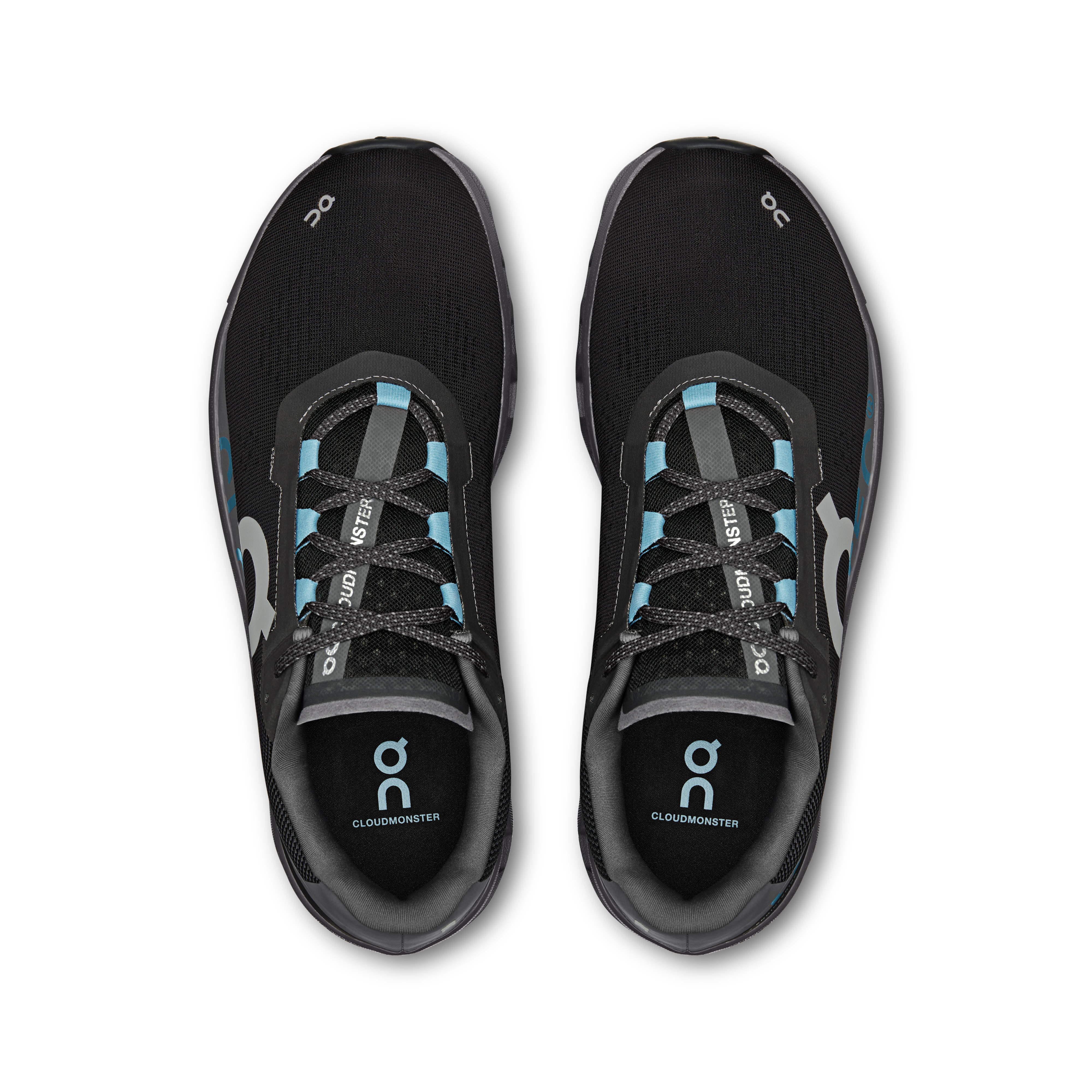 On Cloudmonster Black & Niagara Men – All-day comfort Shoes