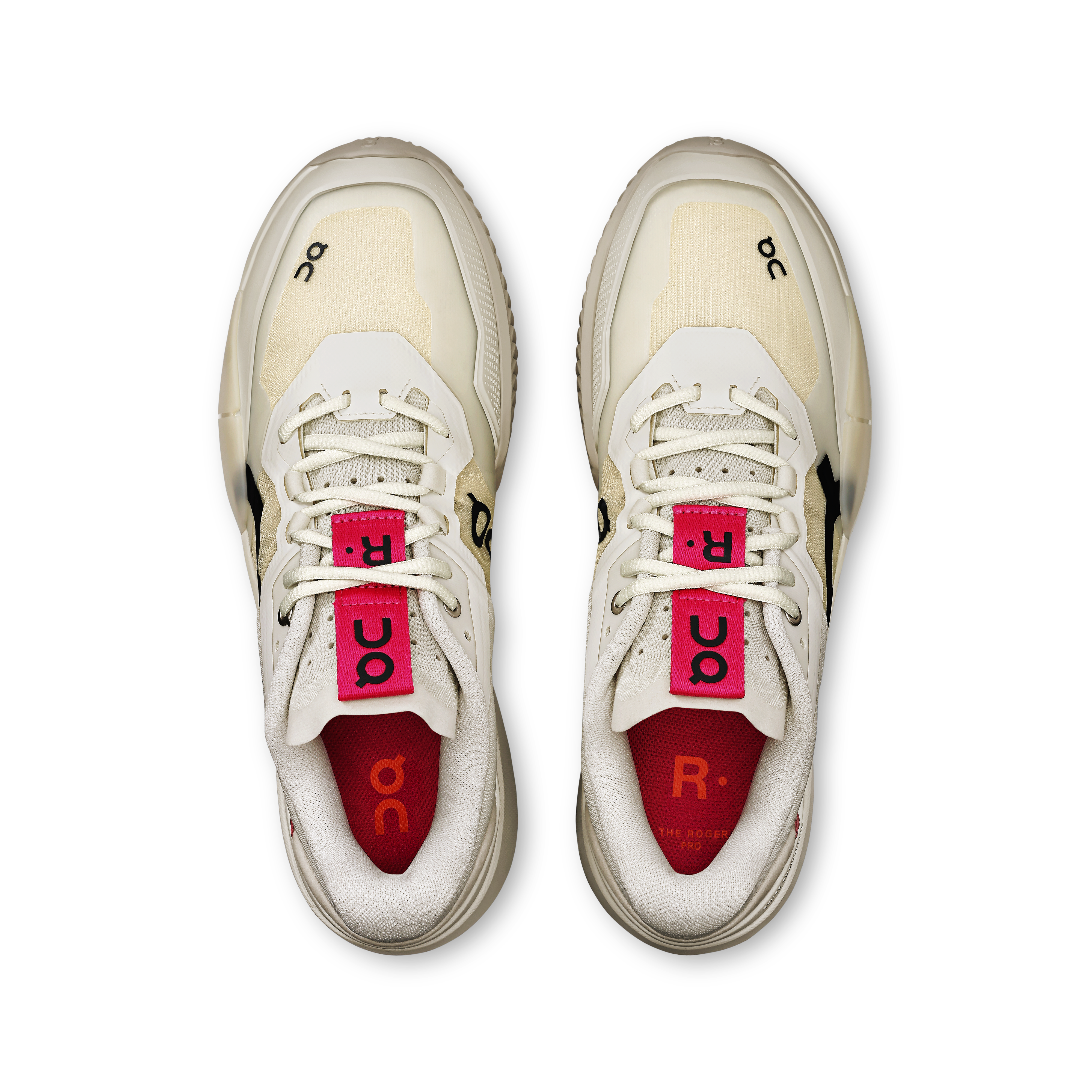 On THE ROGER Pro 2 Clay Ice & Pink Men Tennis Shoes