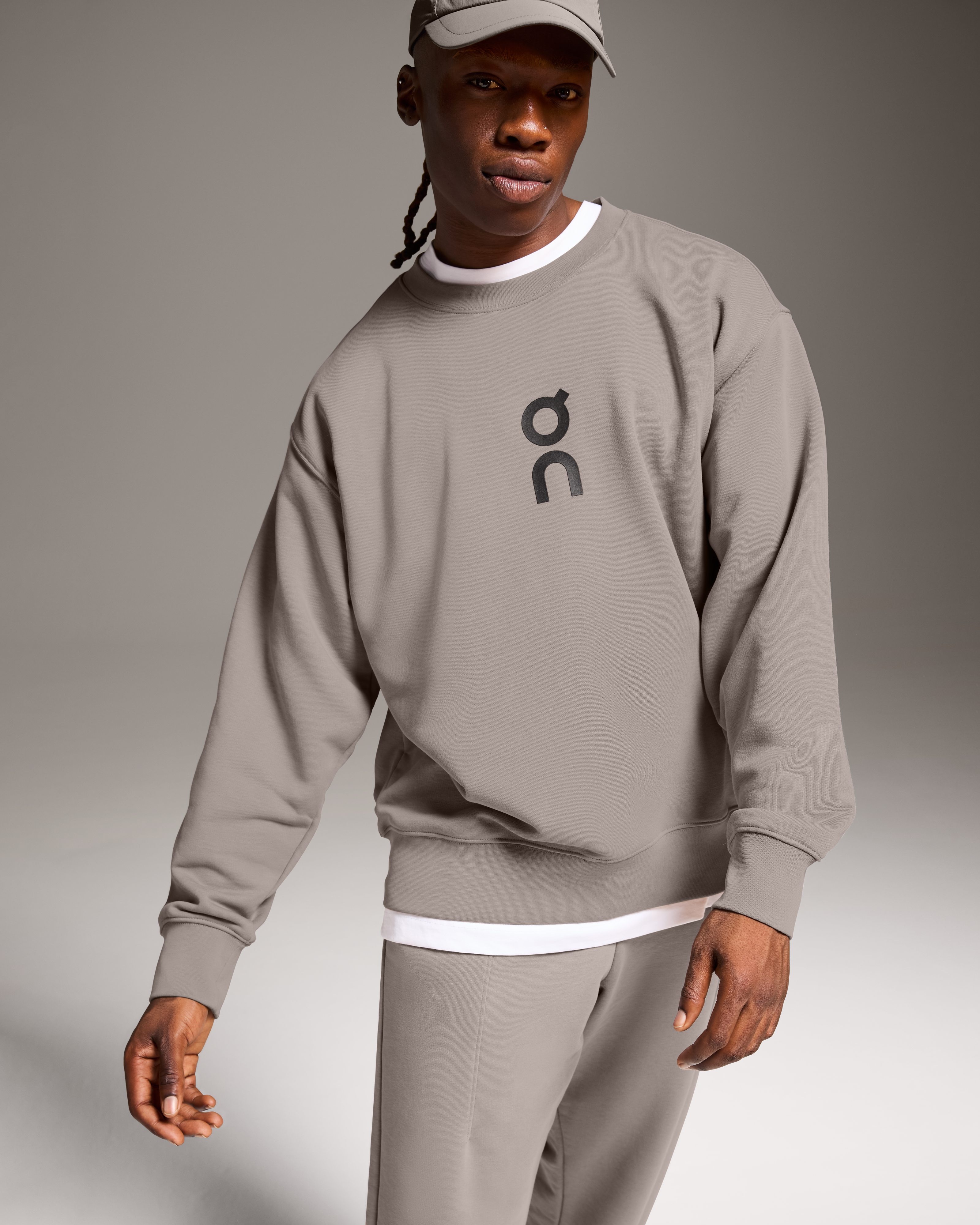 On Club Crew Cinder Men Hoodies and sweatshirts