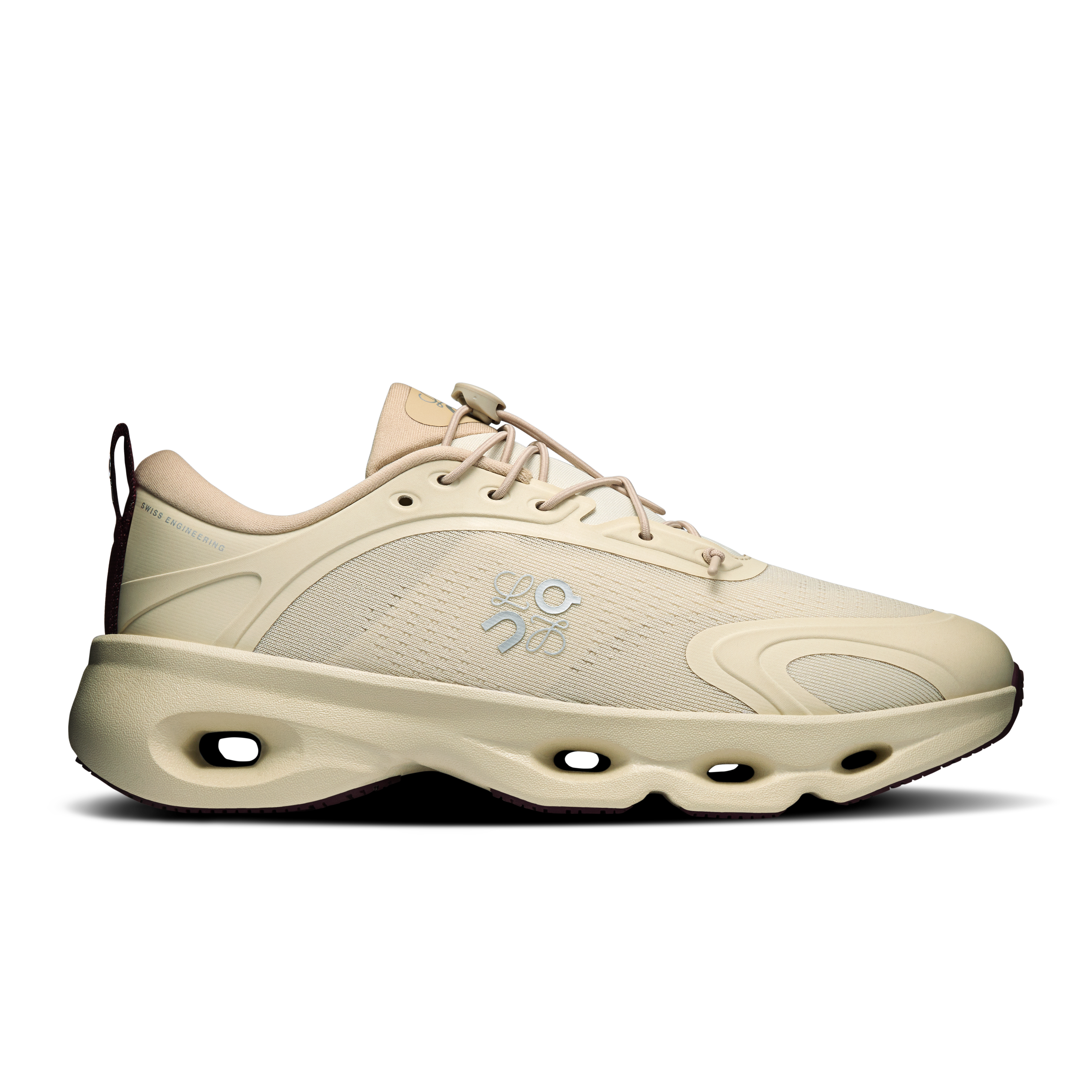 Cloudsolo LOEWE Lifestyle Shoe in Sand/Burgundy