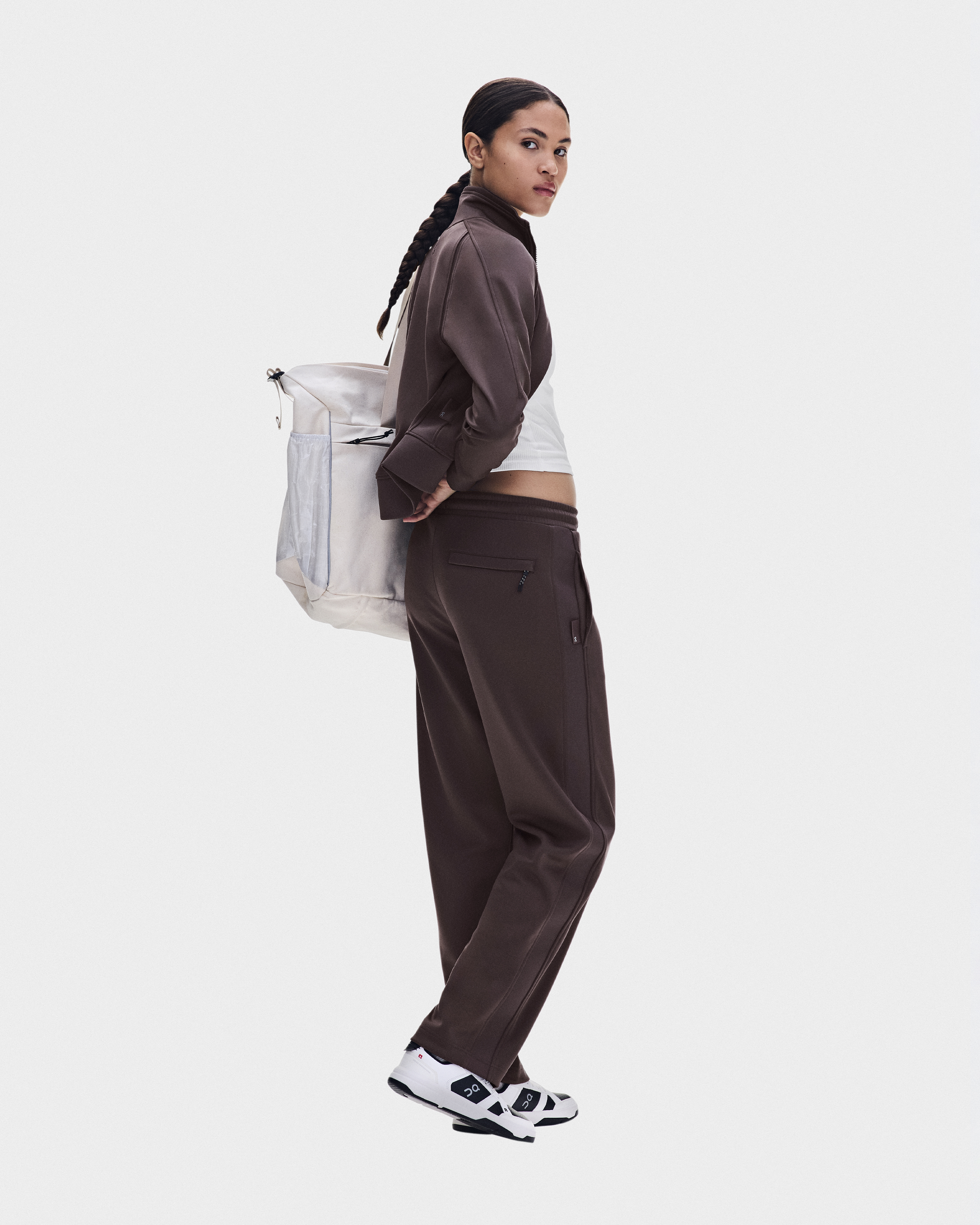 【美品】On Court Pants Women's Courtside Pants | Brown | On Denmark