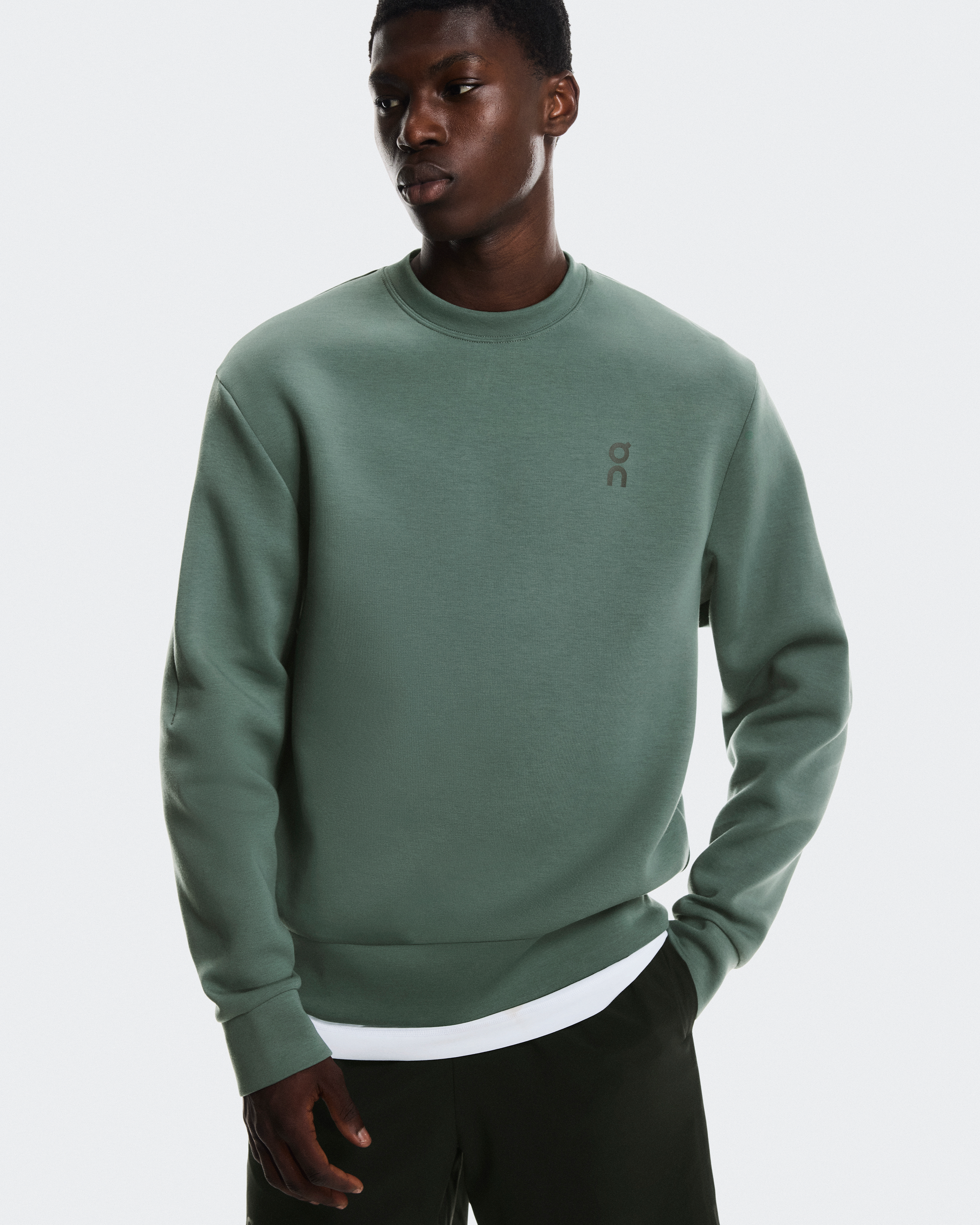 Focus Tech CrewMen / Olive / L