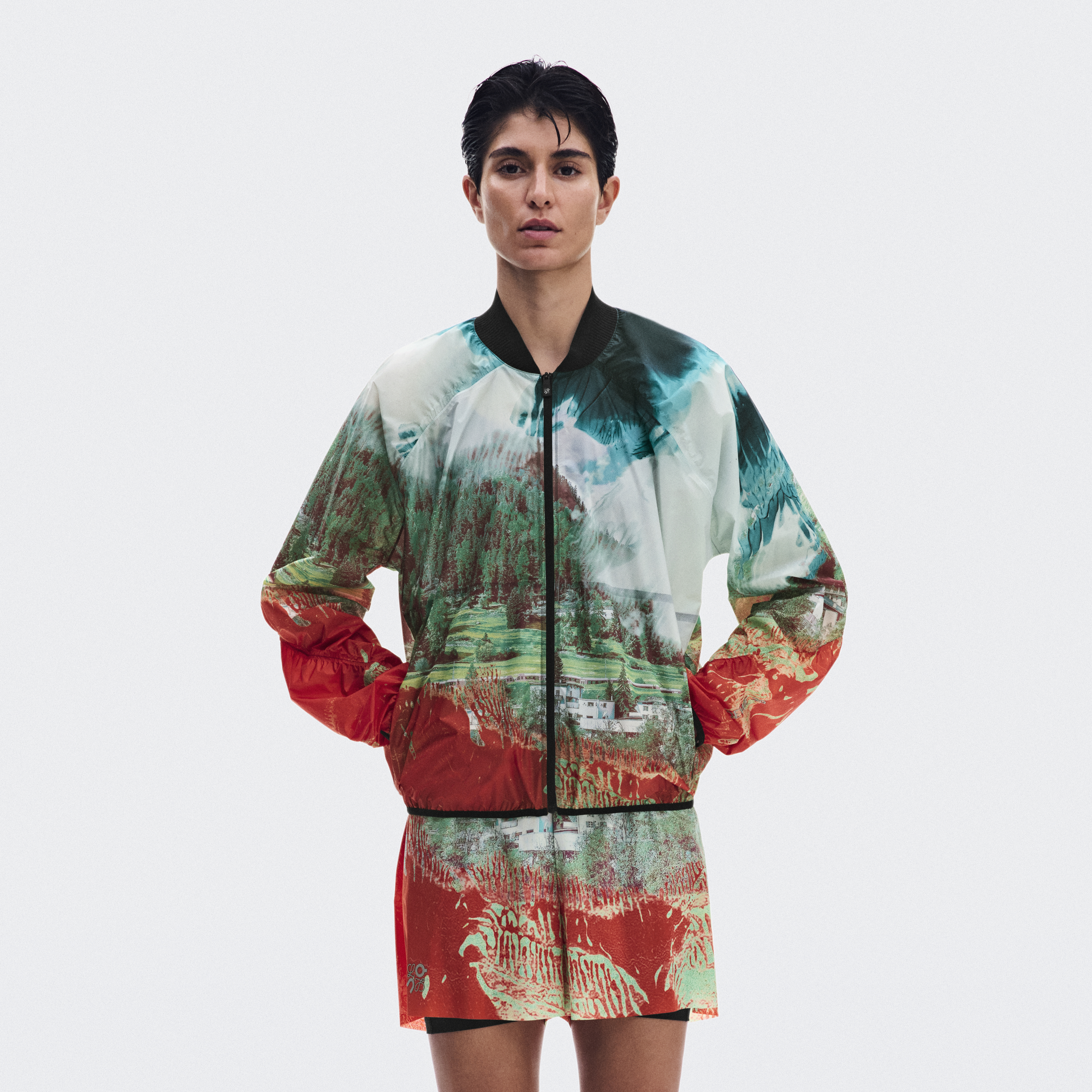 Zip-Up Jacket LOEWE in Multicolor