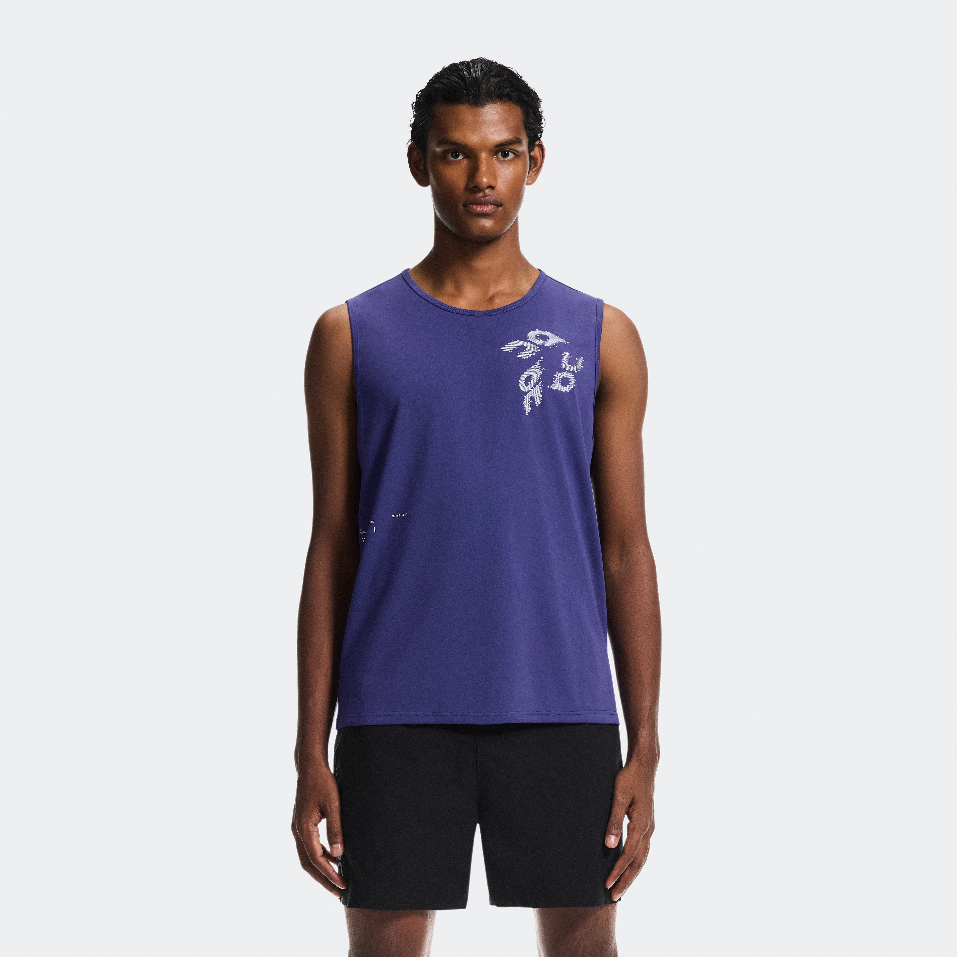 On On Run Tank Purple Men Men – Run, gym, everyday Tops and t-shirts