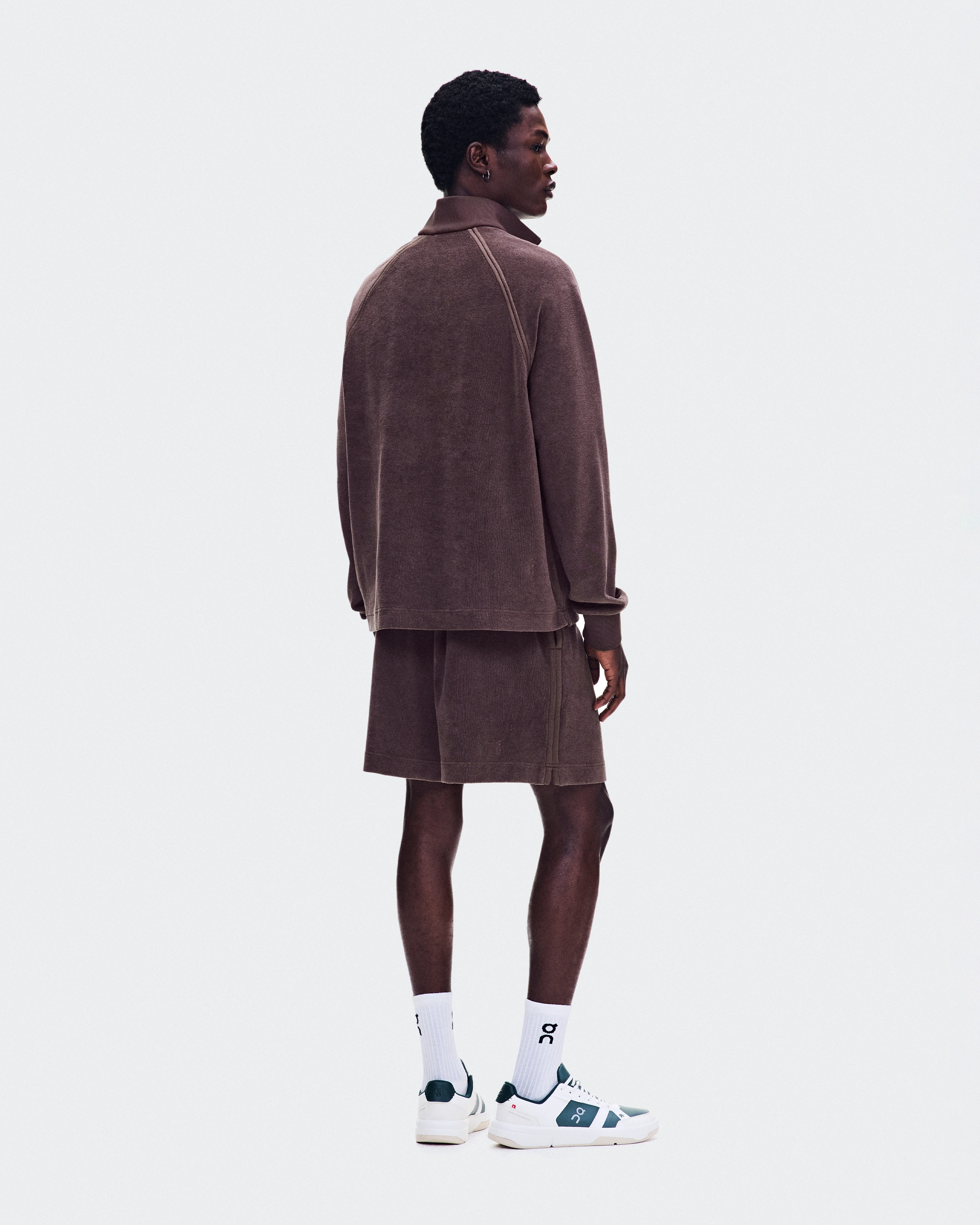 On Courtside Shorts Terry Mulberry Men Shorts